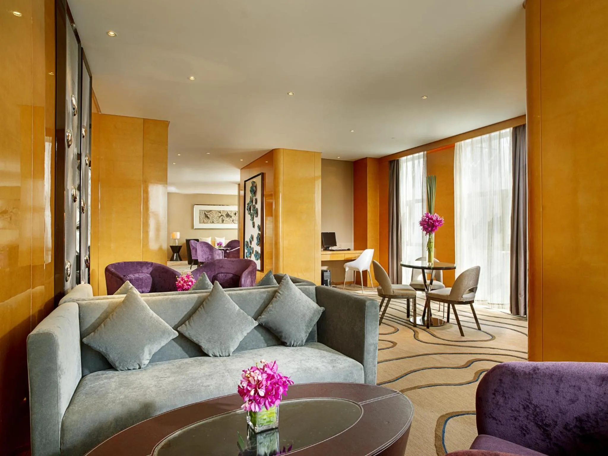 Communal lounge/ TV room in Sofitel Nanjing Galaxy