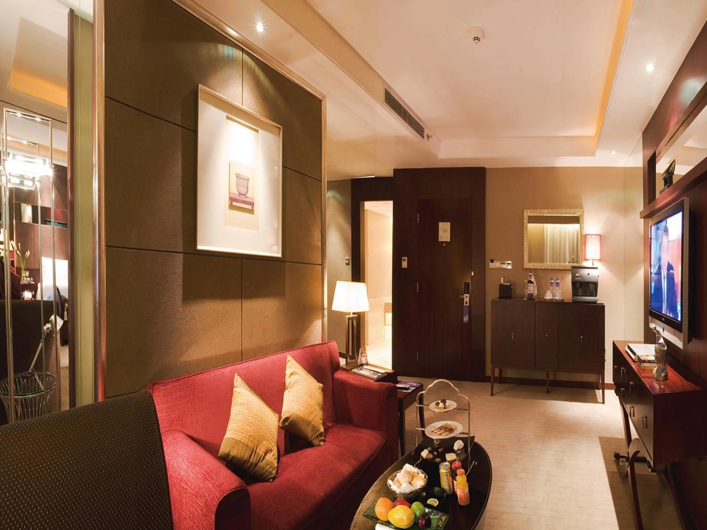 Seating area in Sofitel Nanjing Galaxy