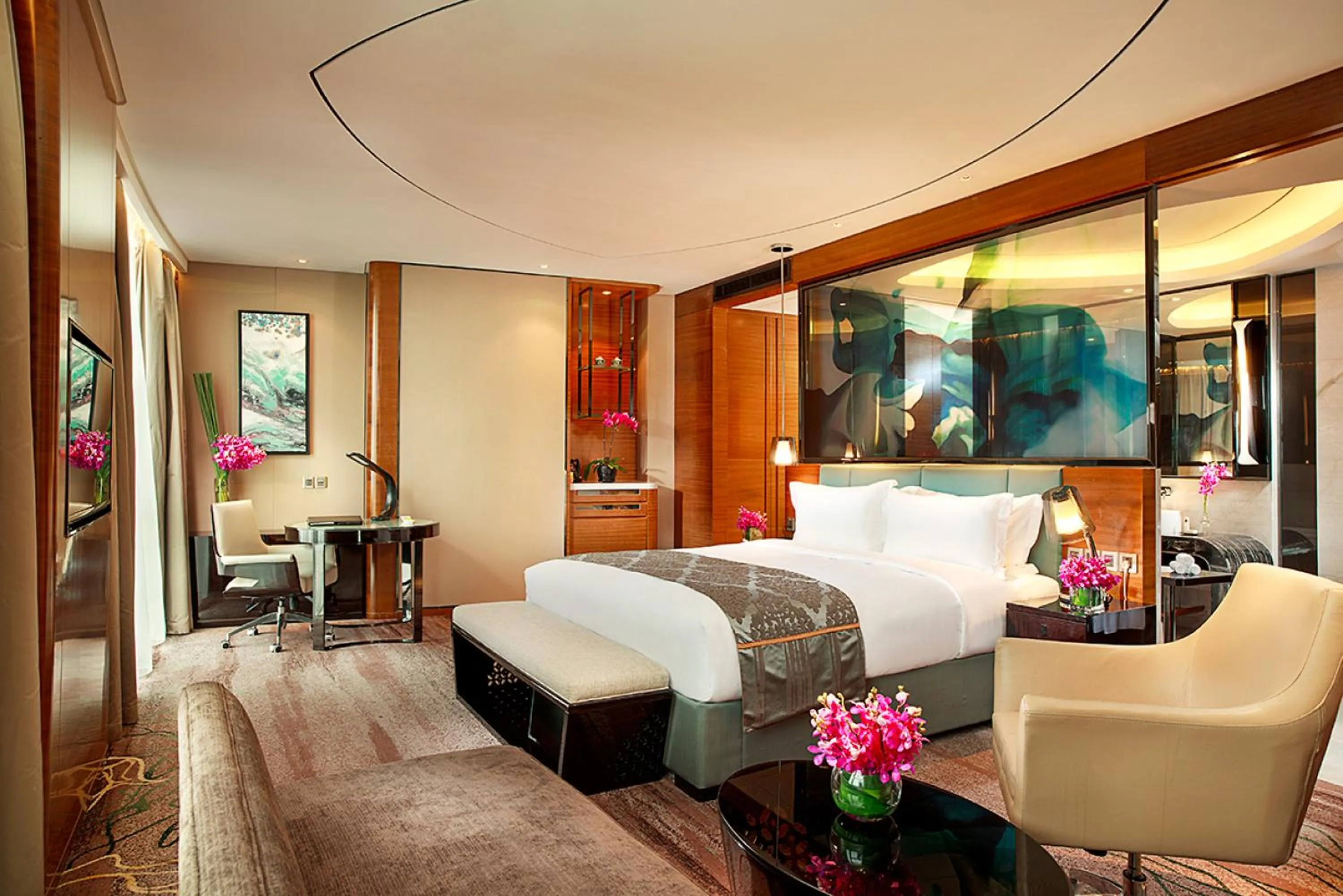 Bedroom, Bed in Sofitel Nanjing Galaxy