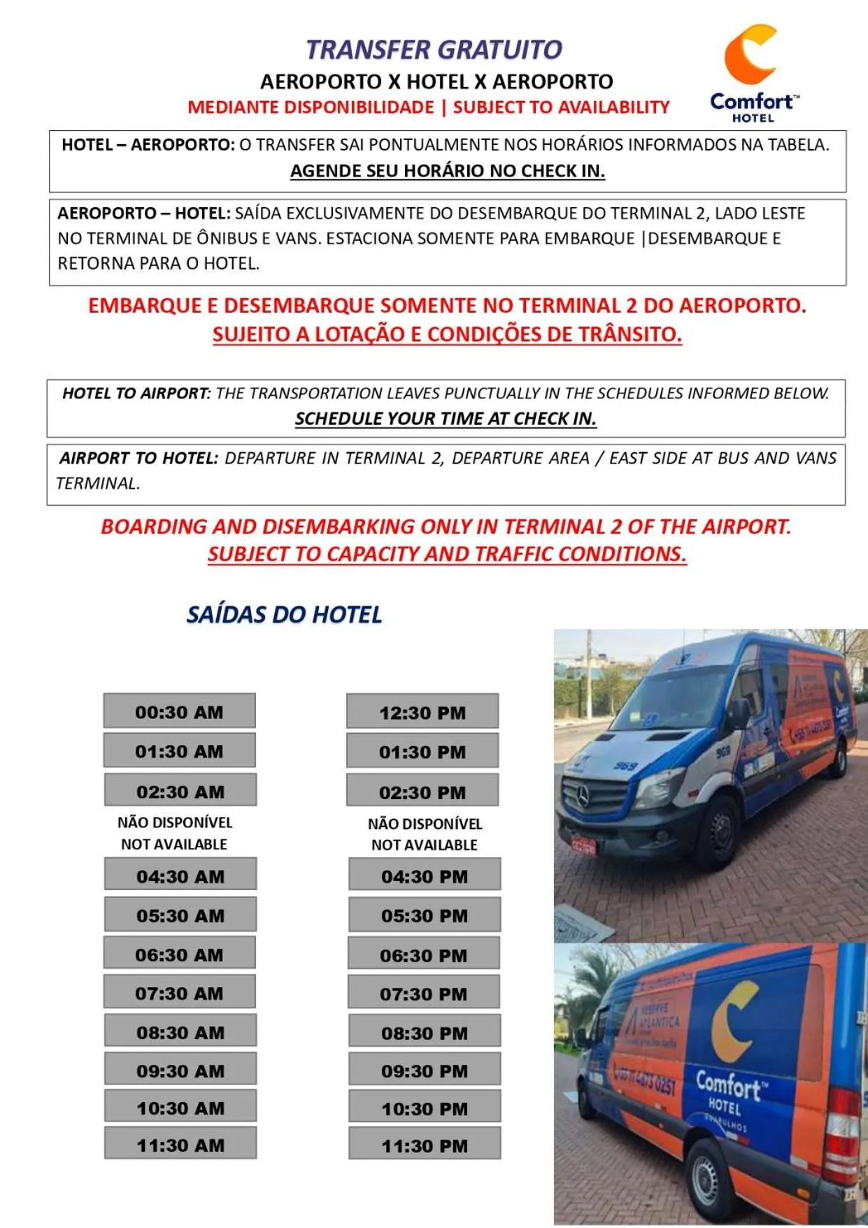 Property logo or sign in Comfort Hotel Guarulhos Aeroporto