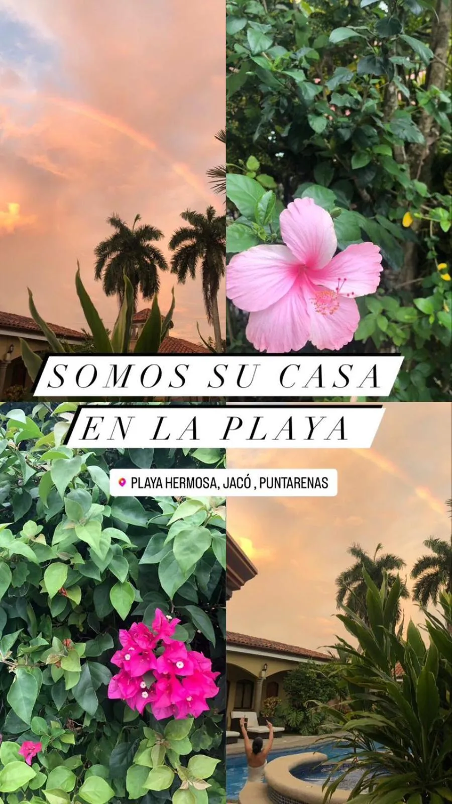 Garden view in Las Brisas Resort and Villas