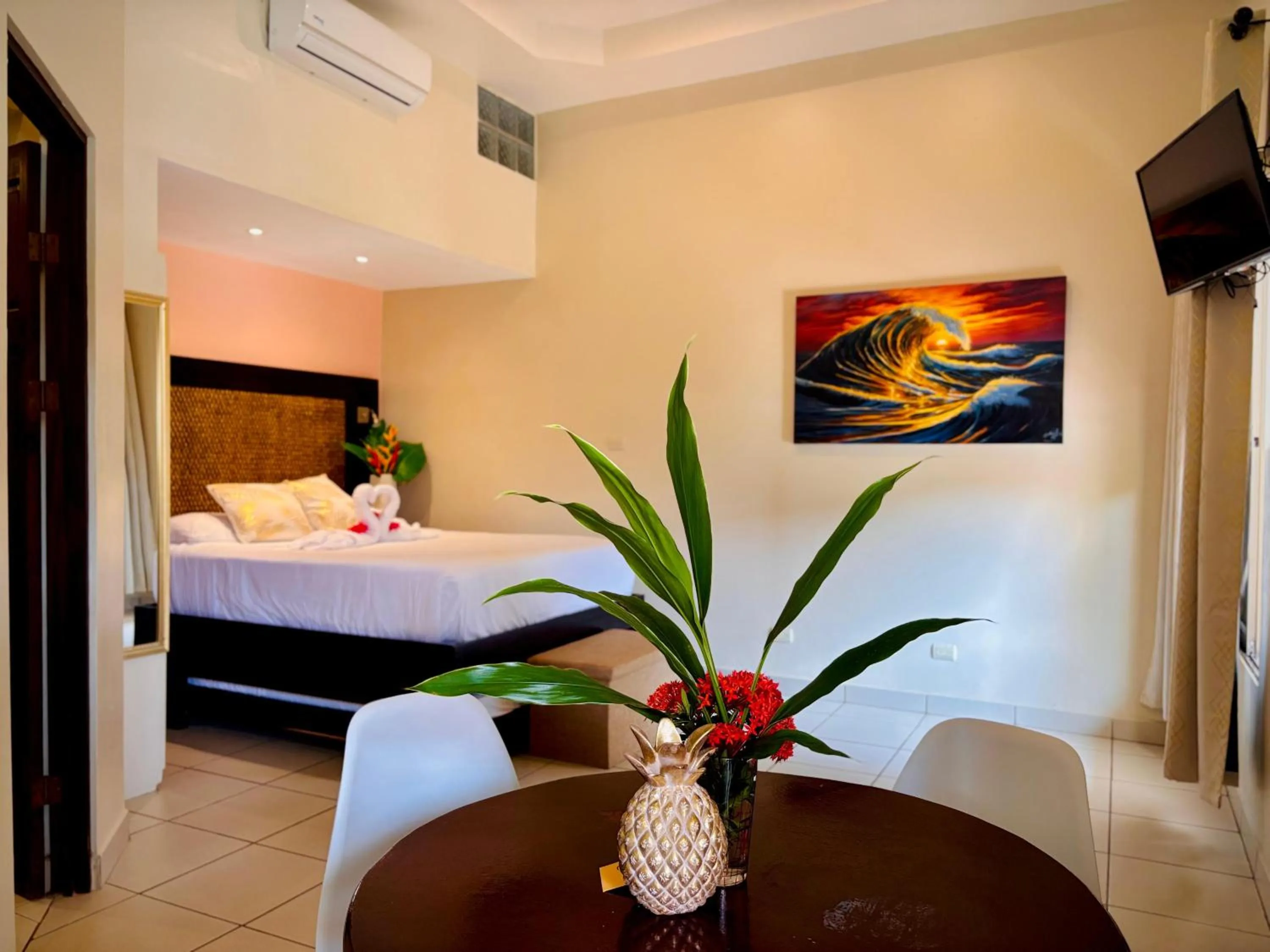 Bed in Las Brisas Resort and Villas