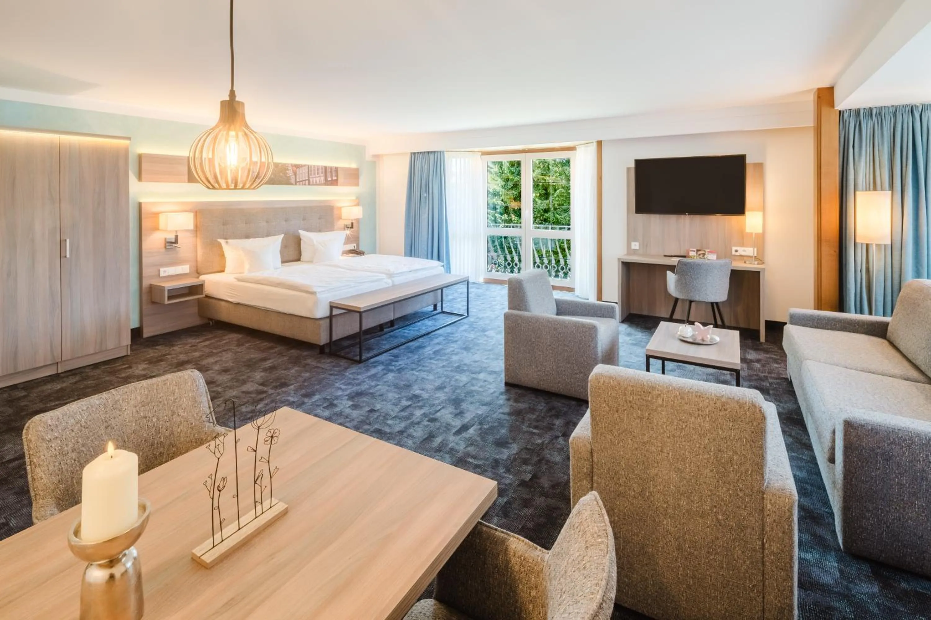 TV and multimedia, Bed in Hotel Celler Tor