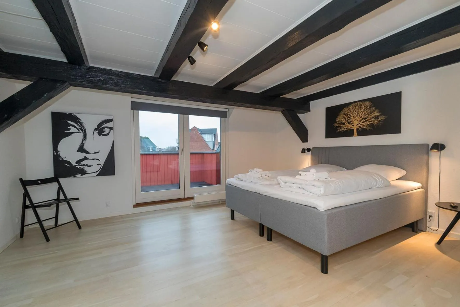 Bedroom in Modern Luxury Penthouse