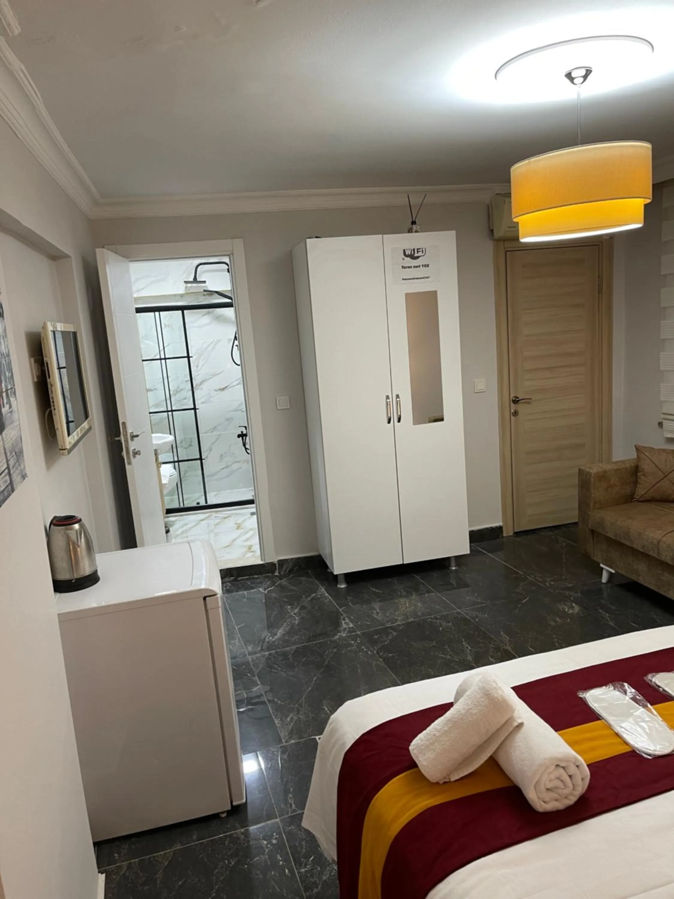 Bed in Taksim Rain Suite