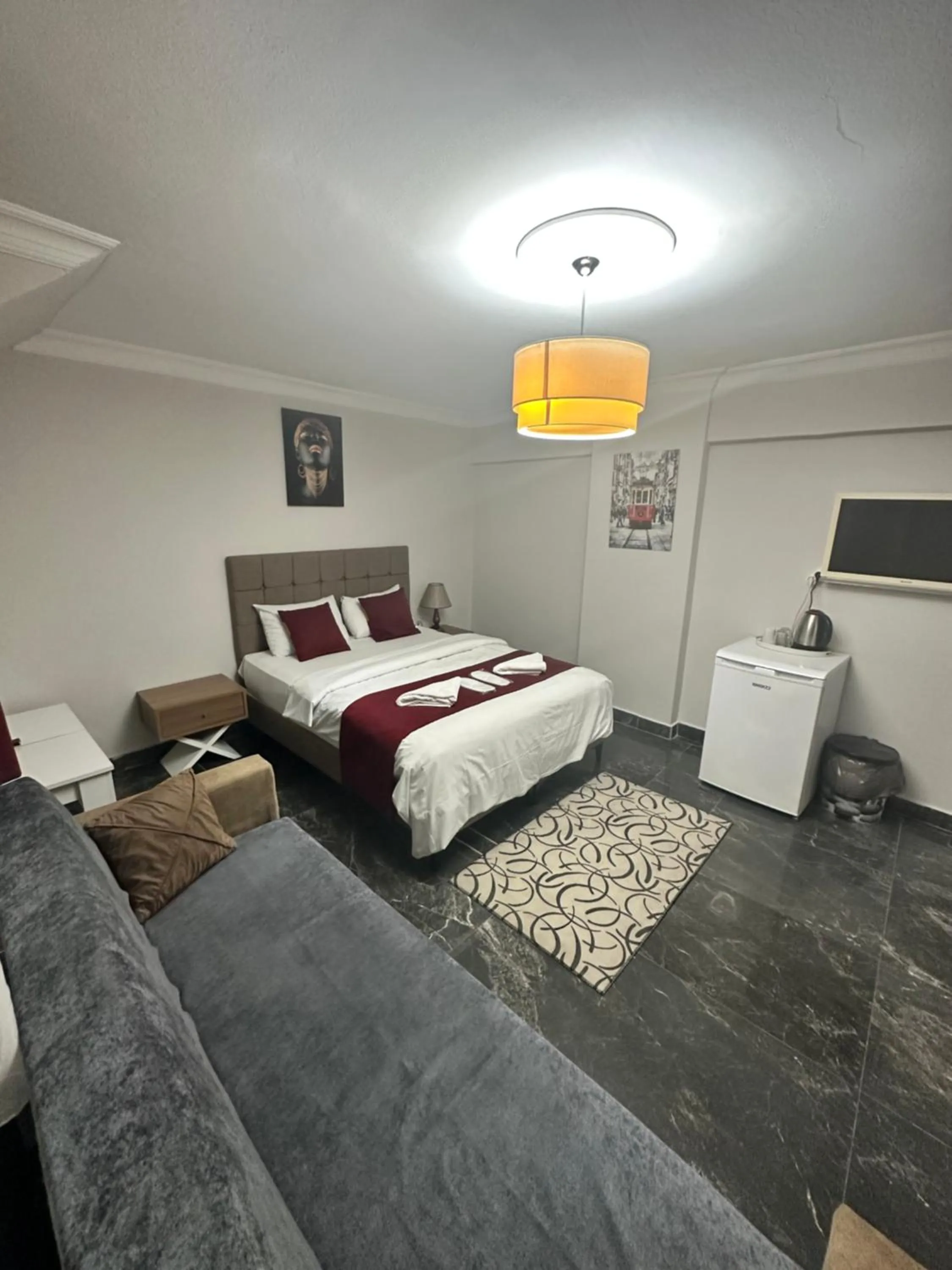 Bed in Taksim Rain Suite