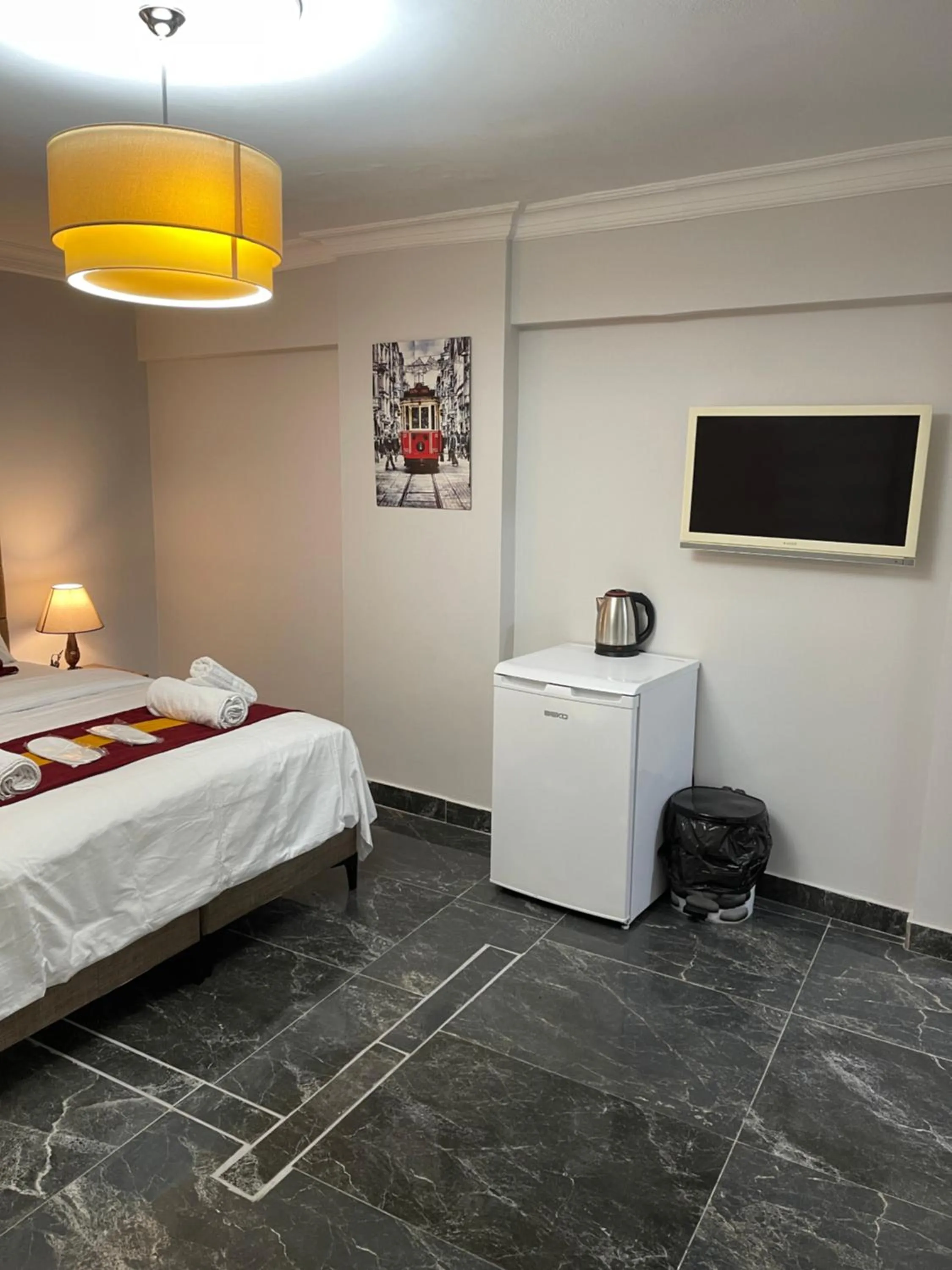 Bed in Taksim Rain Suite