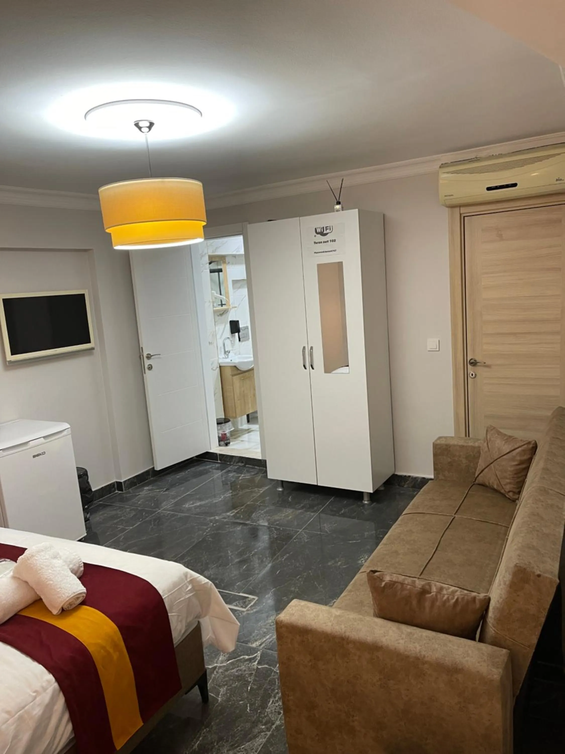 Bed in Taksim Rain Suite
