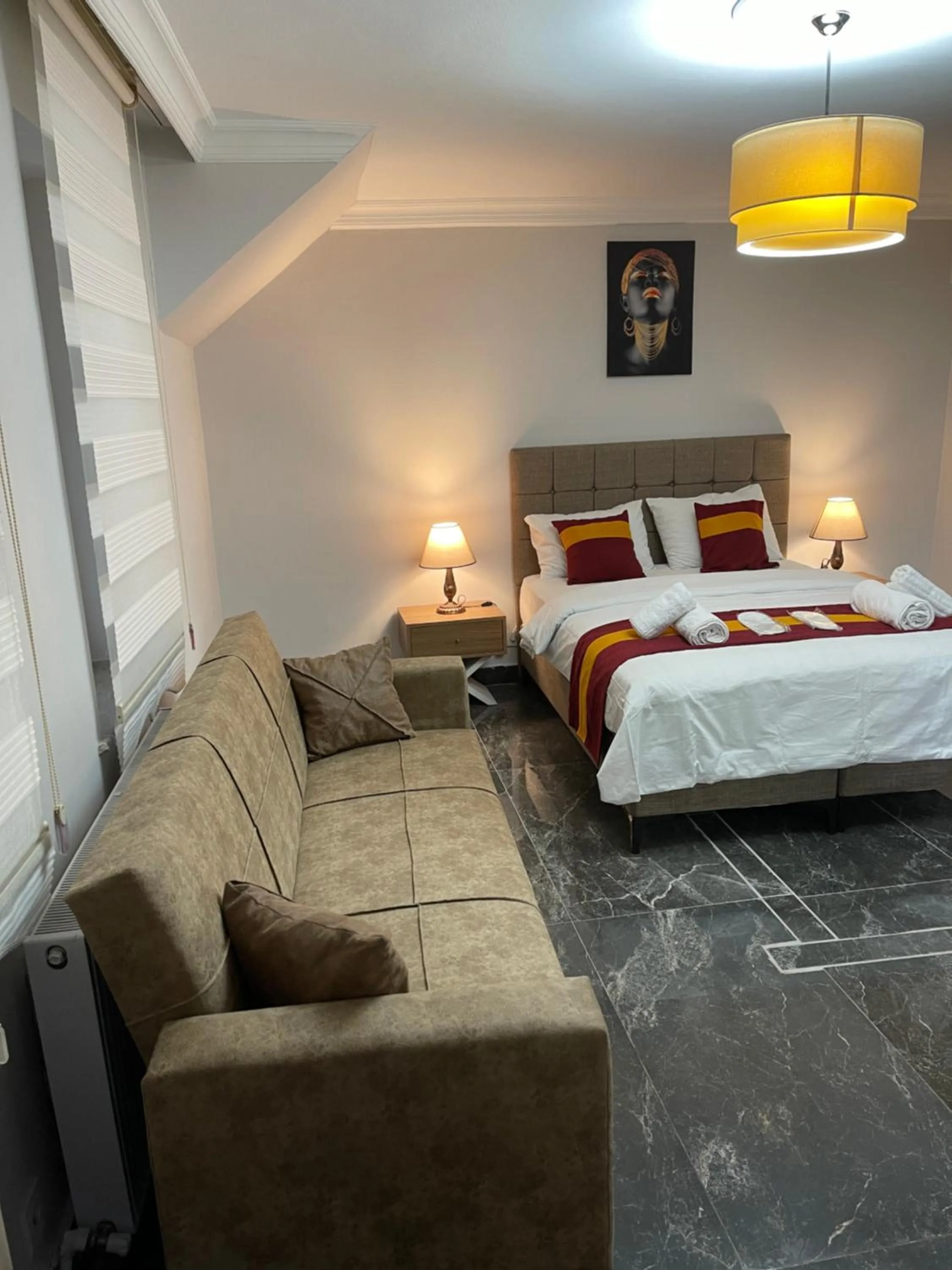 Bed in Taksim Rain Suite