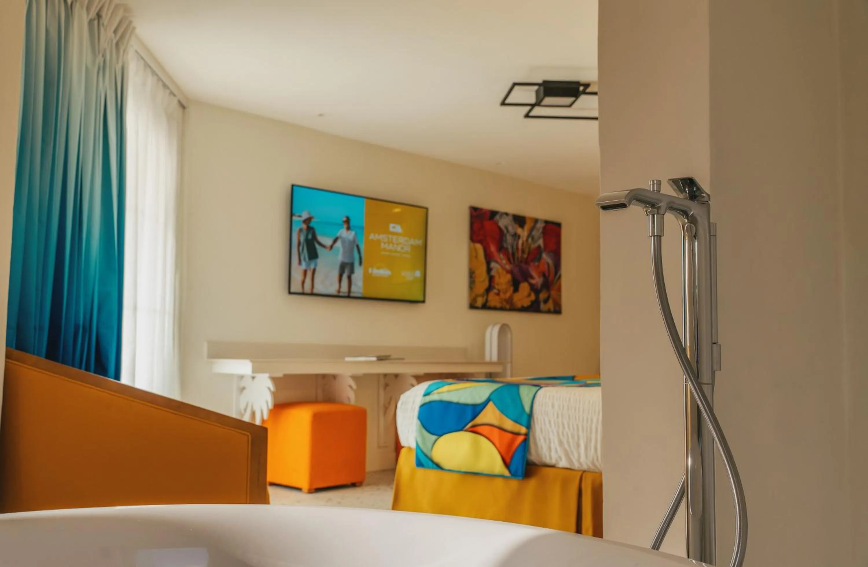 Bed in Amsterdam Manor Beach Resort