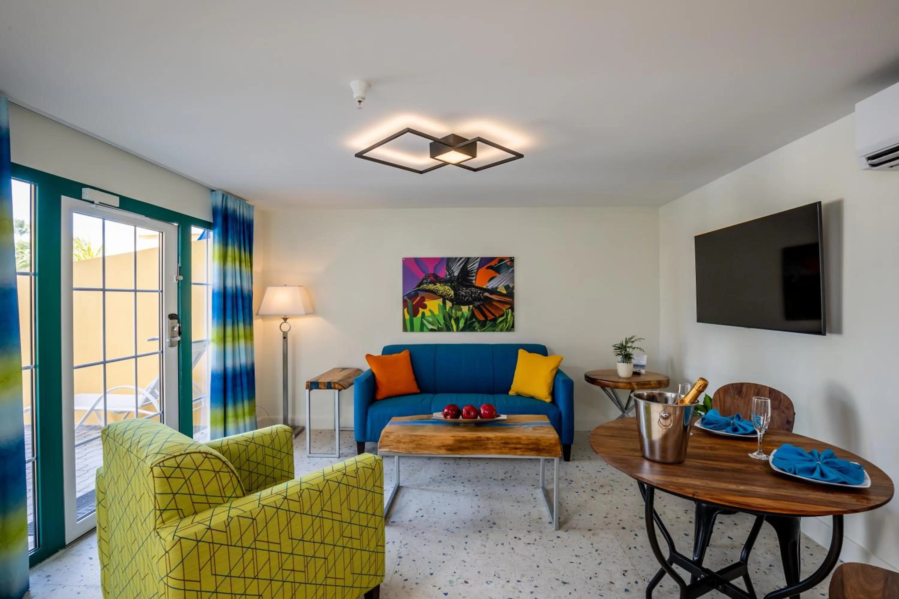 Living room in Amsterdam Manor Beach Resort