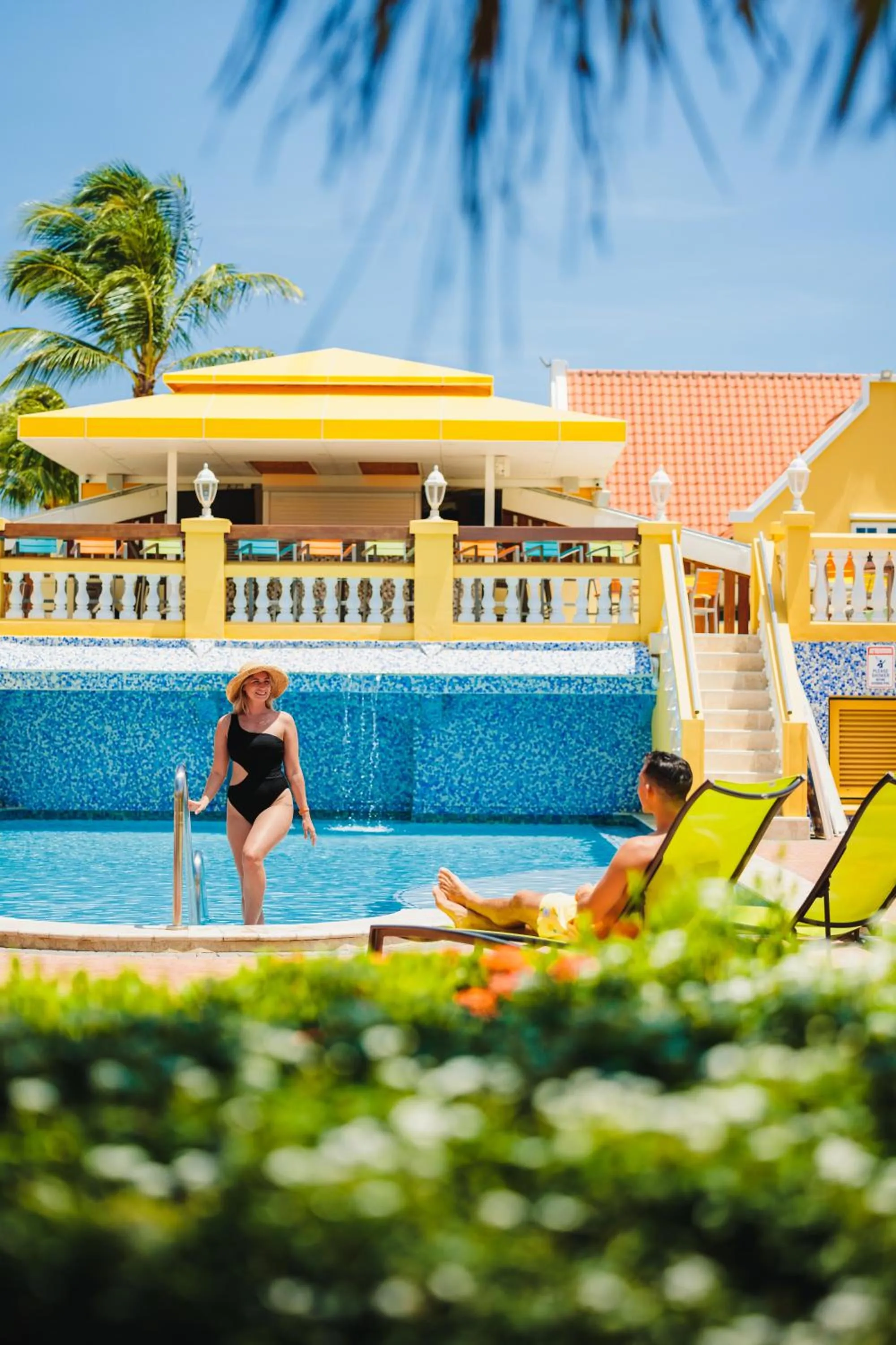 Pool view in Amsterdam Manor Beach Resort