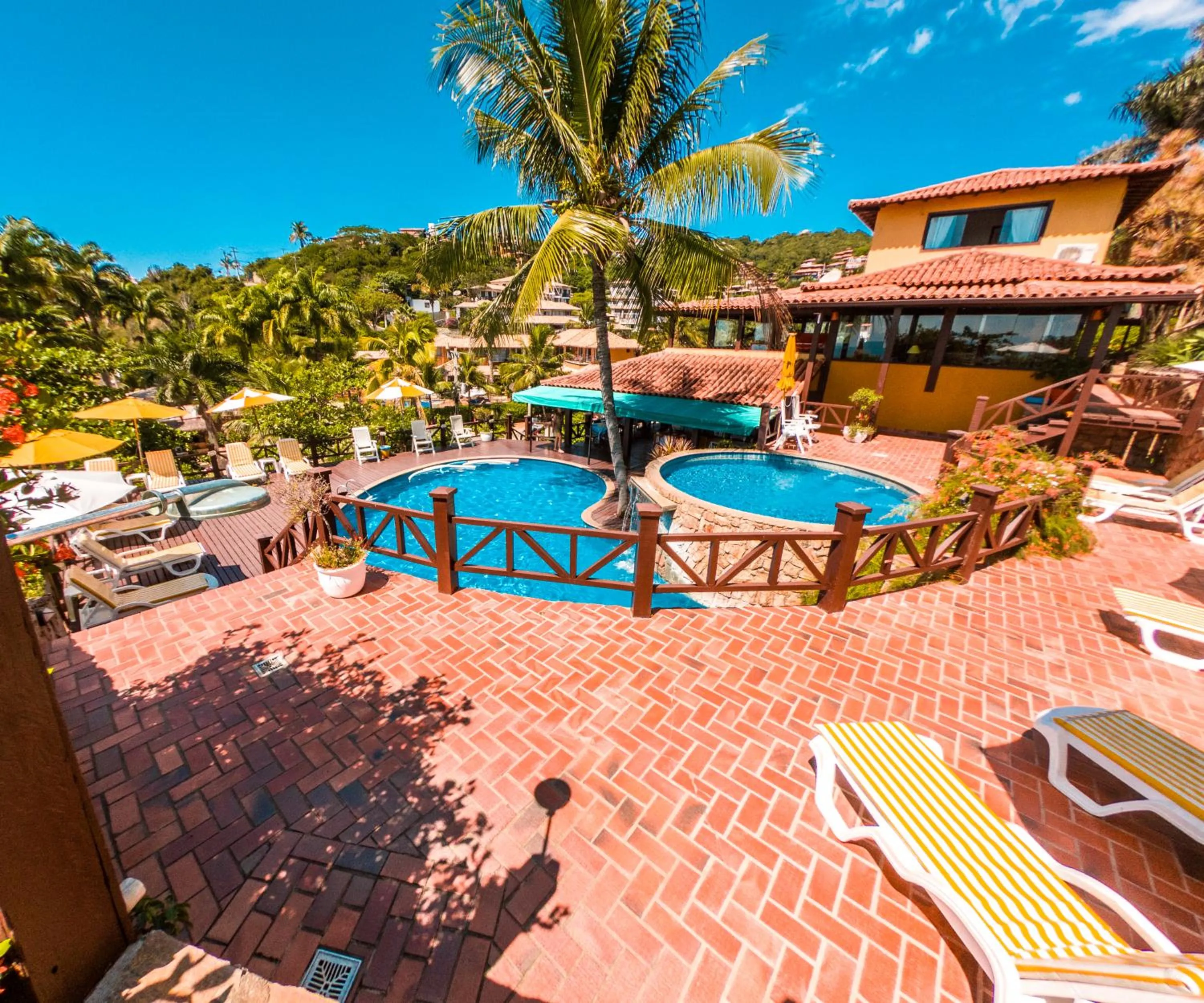 Pool view in La Boheme Hotel e Apart Hotel