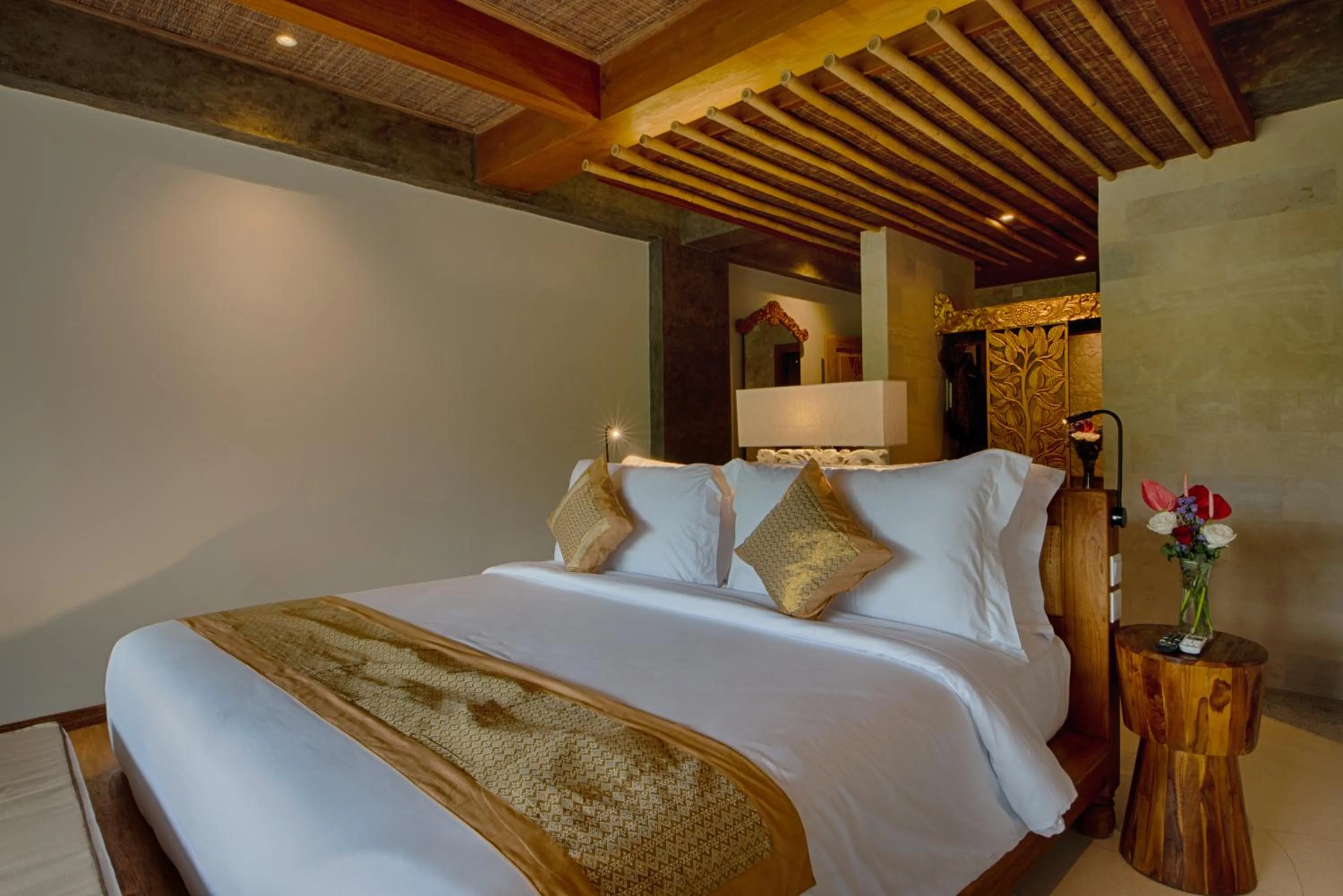 Bed in Kastara Resort