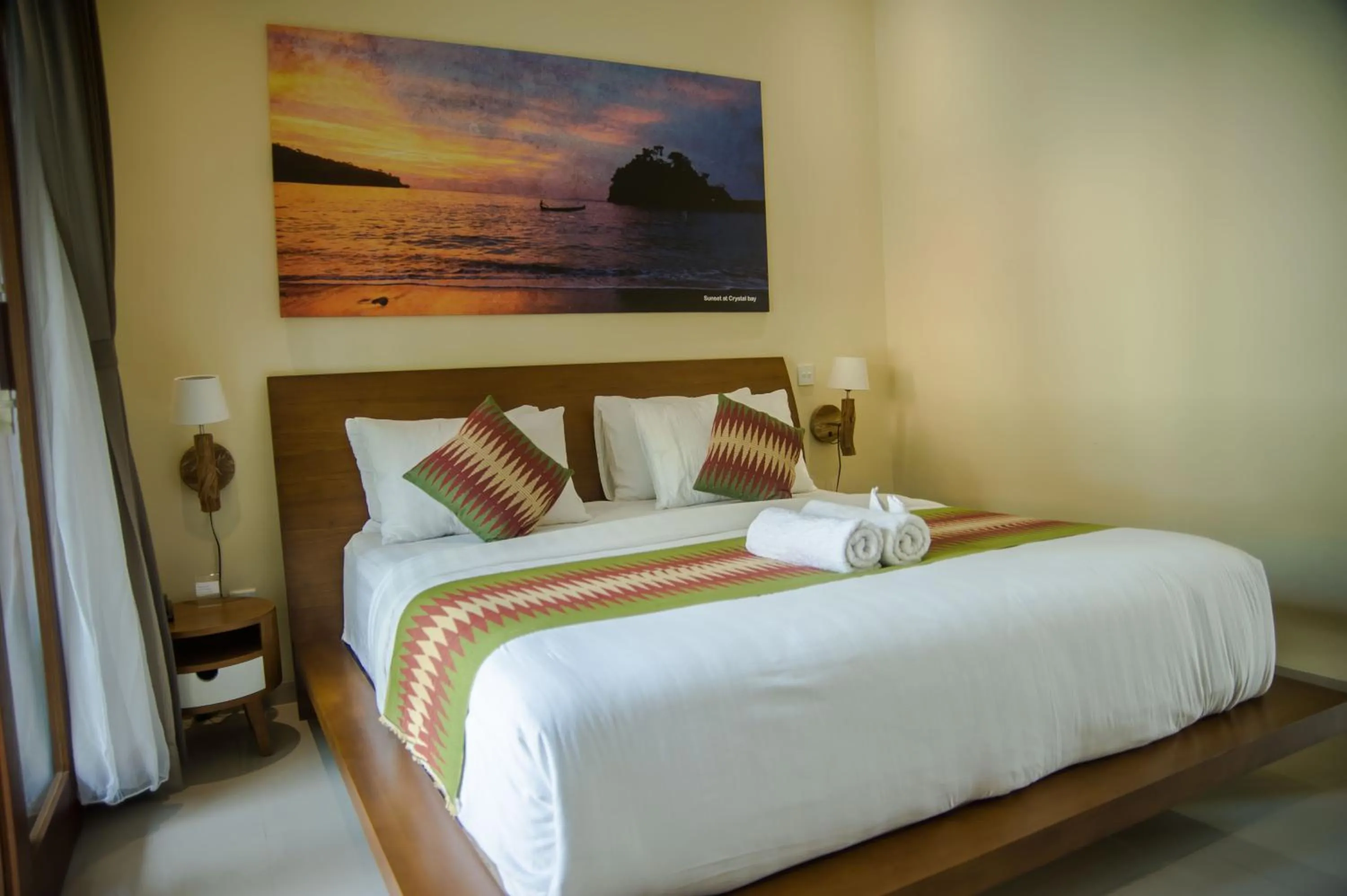 Bed in Akatara Hotel