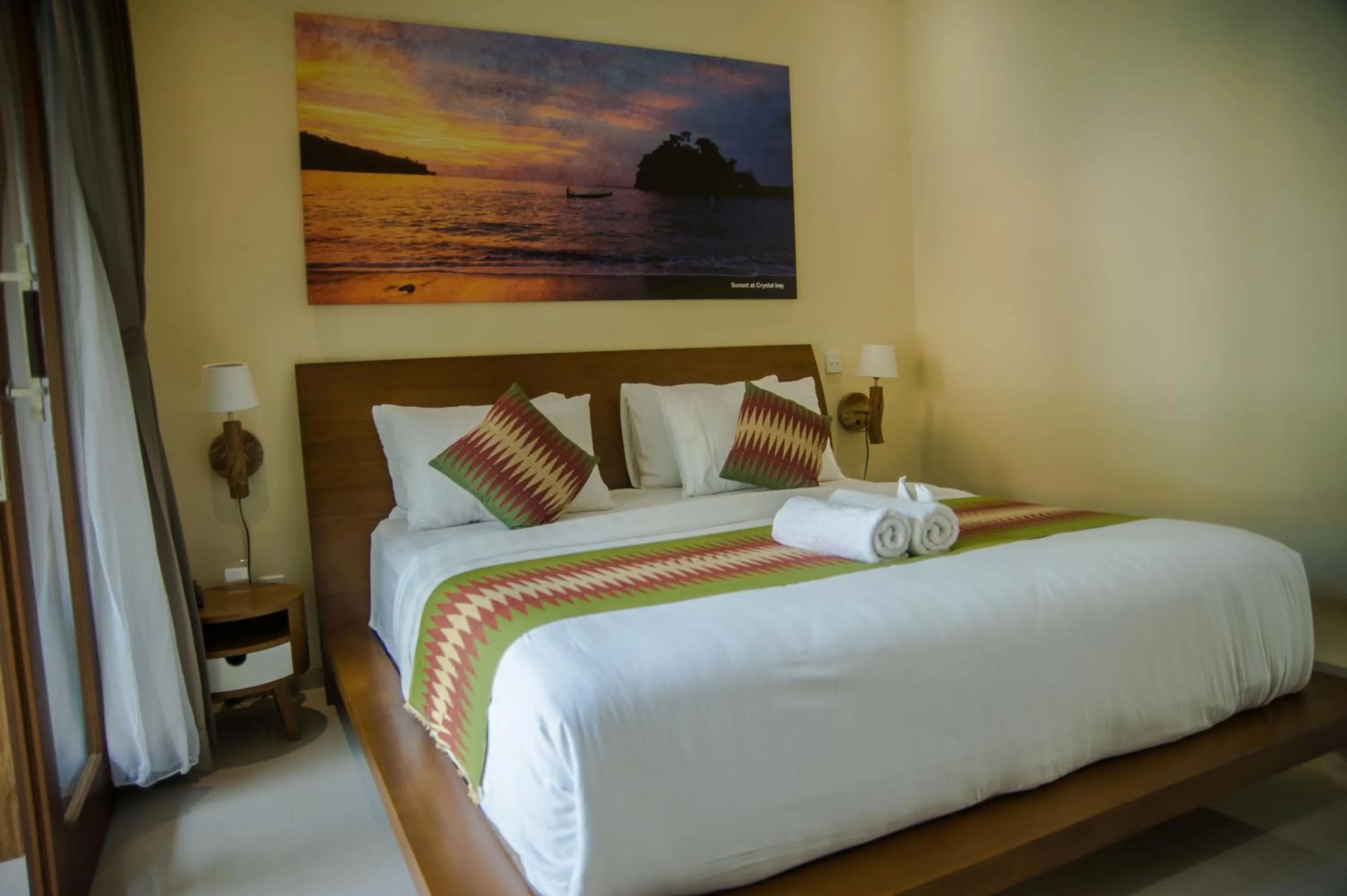 Bed in Akatara Hotel