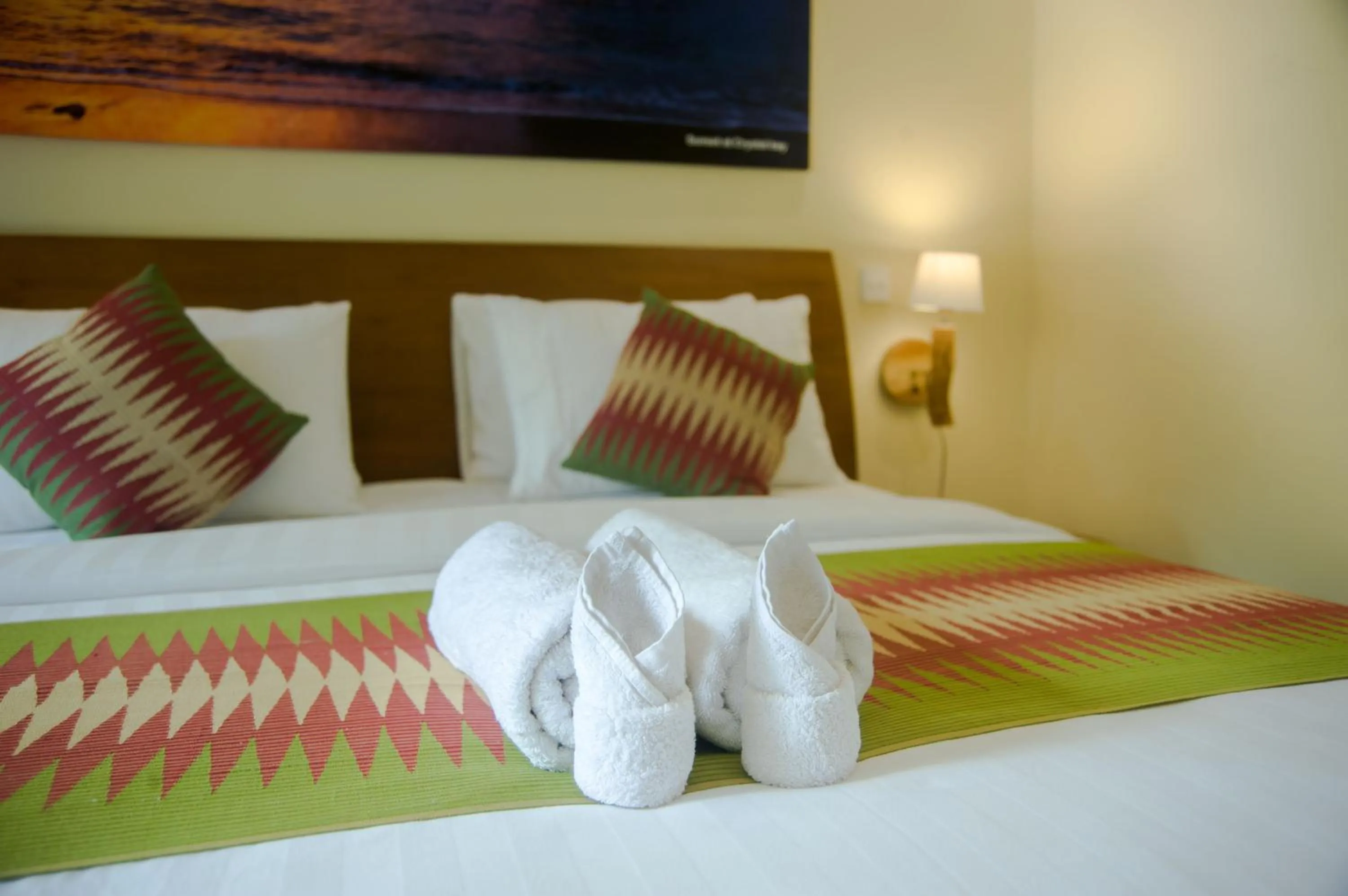 Bed in Akatara Hotel