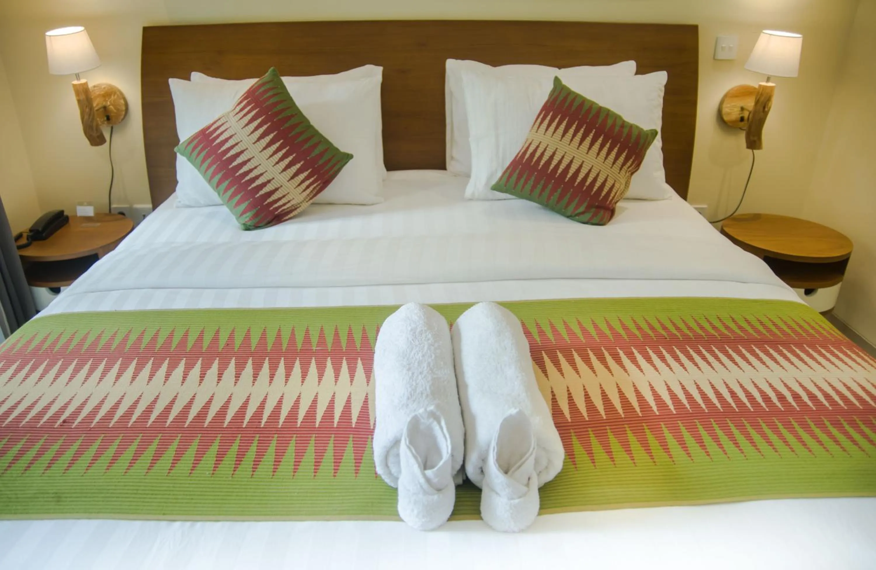 Bed in Akatara Hotel