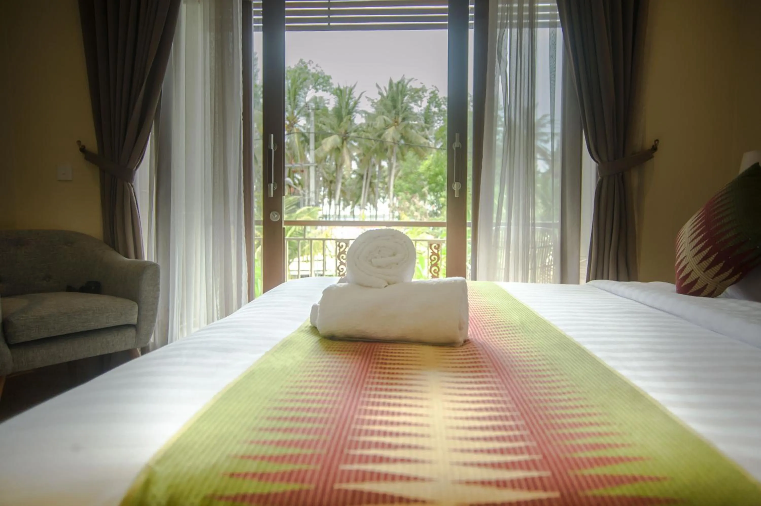 Bed in Akatara Hotel