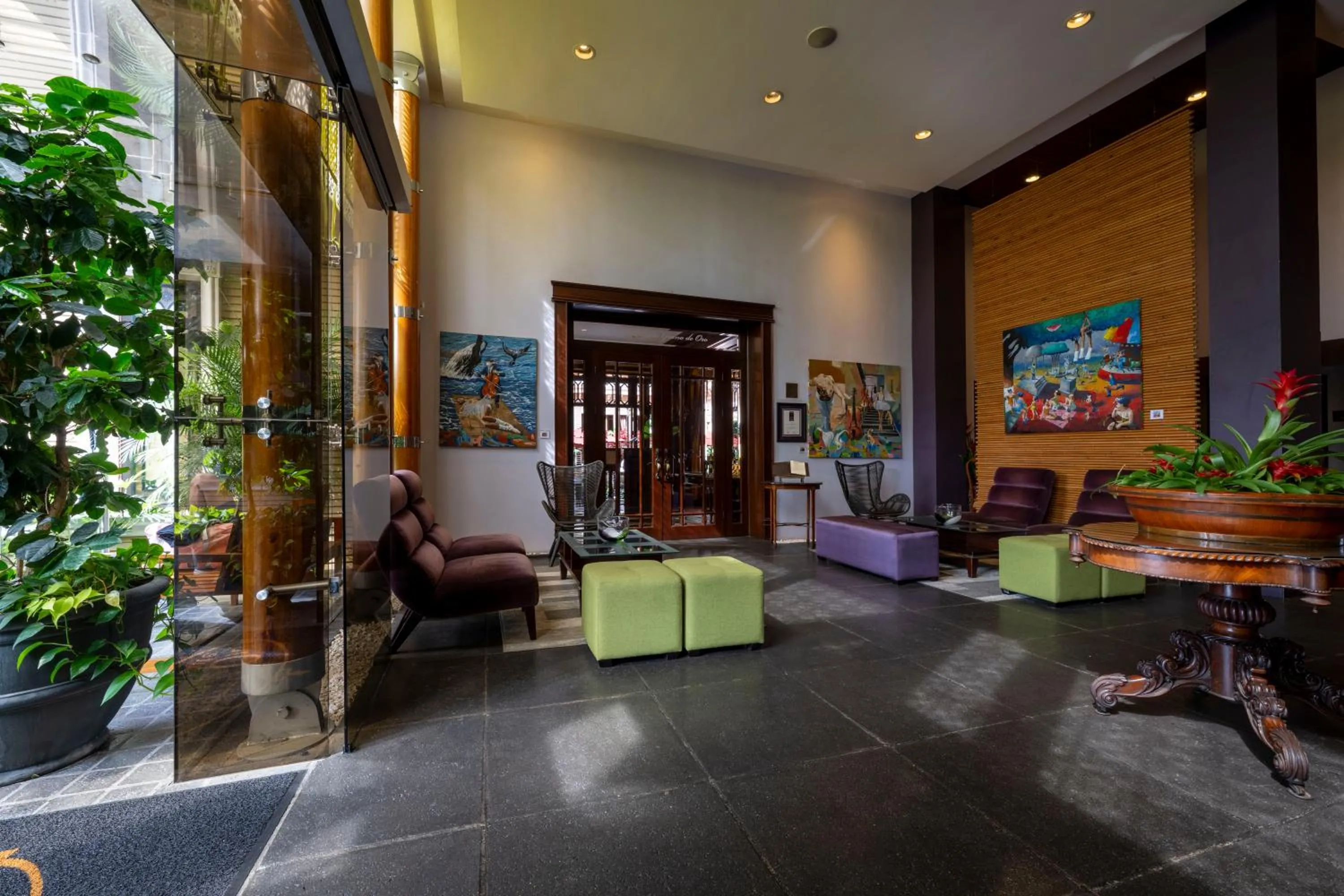 Lobby or reception in Hotel Grano de Oro