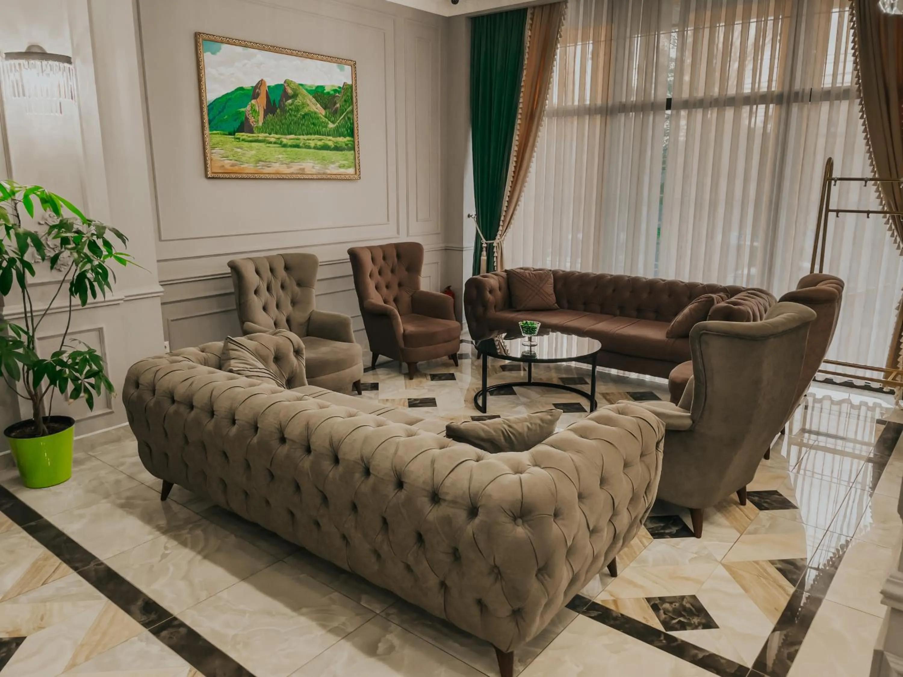 Living room in Hotel Resident Bishkek