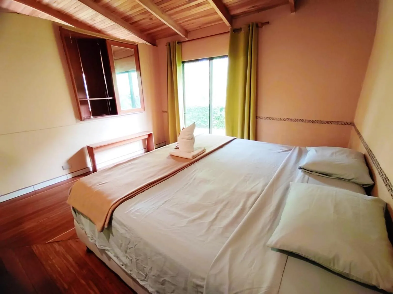 Bed in Essence Arenal Spa & Yoga