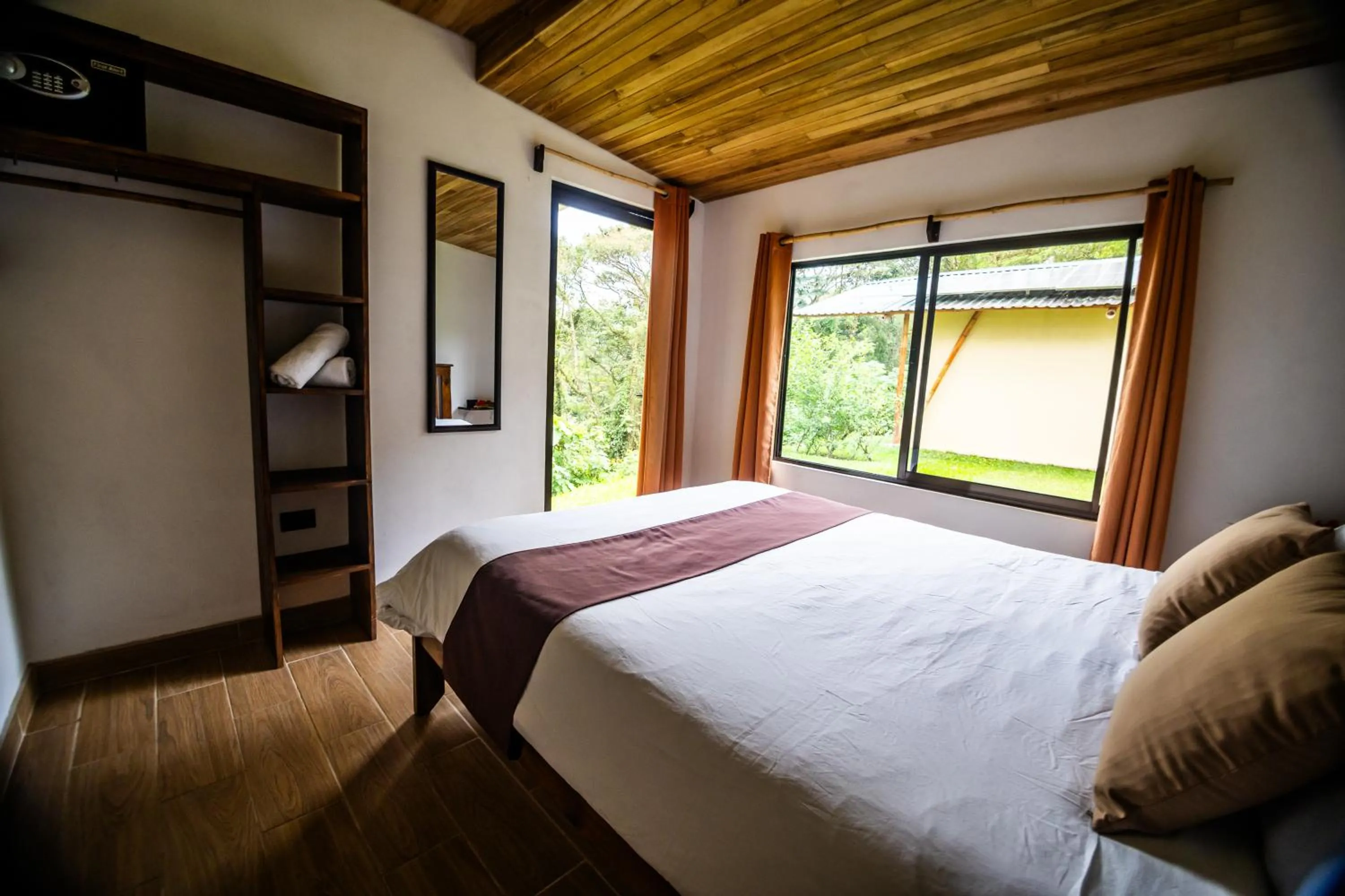 Bed in Essence Arenal Spa & Yoga
