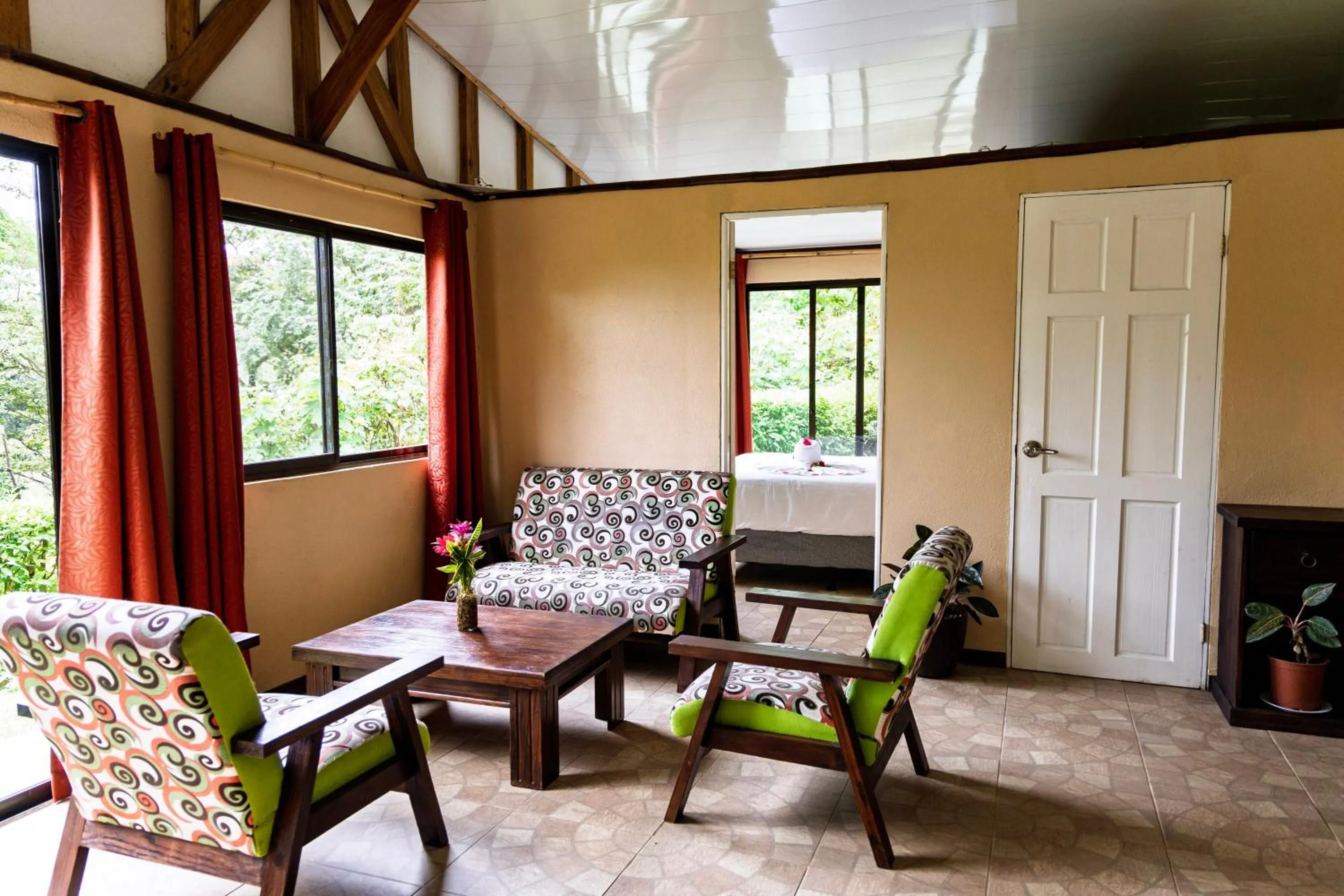 Living room in Essence Arenal Spa & Yoga