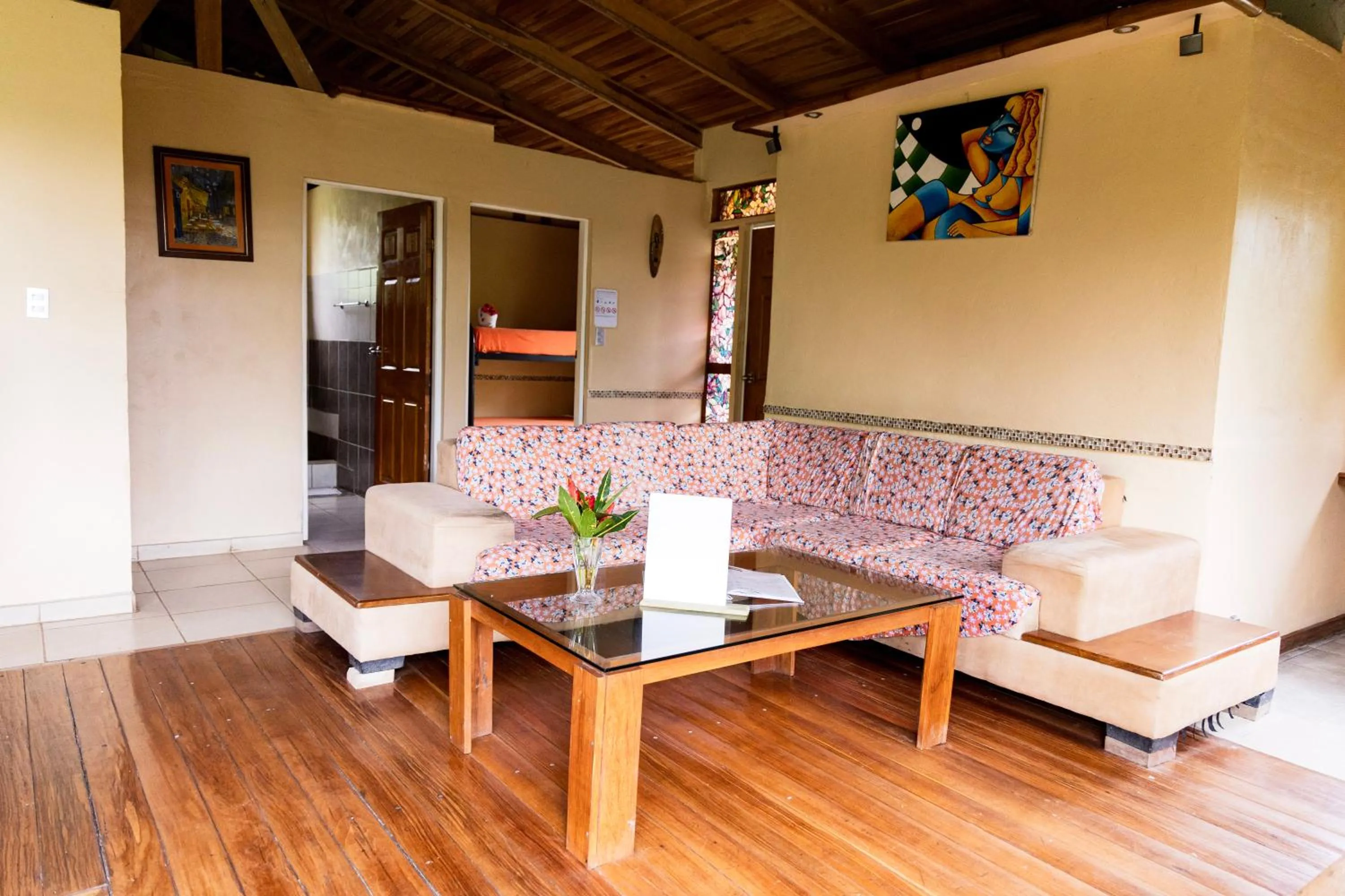 Living room in Essence Arenal Spa & Yoga