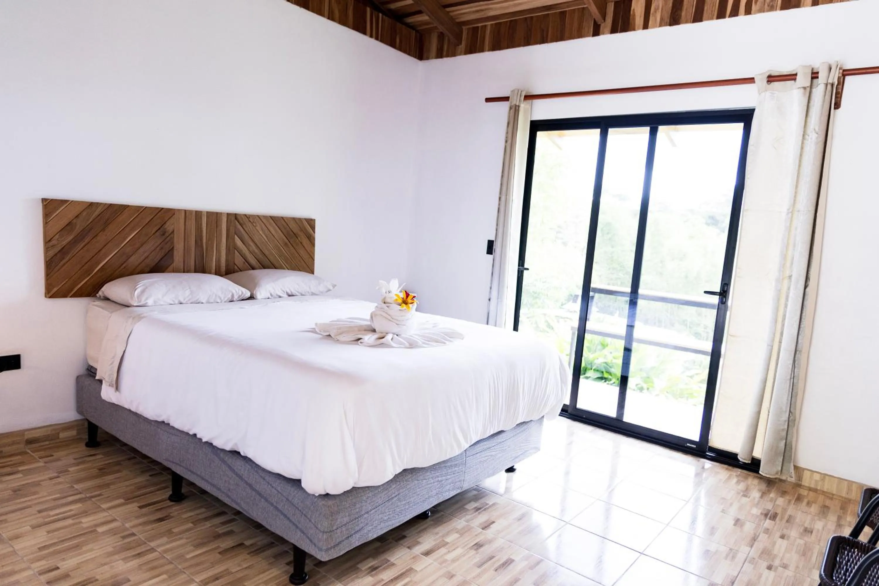 Bed in Essence Arenal Spa & Yoga
