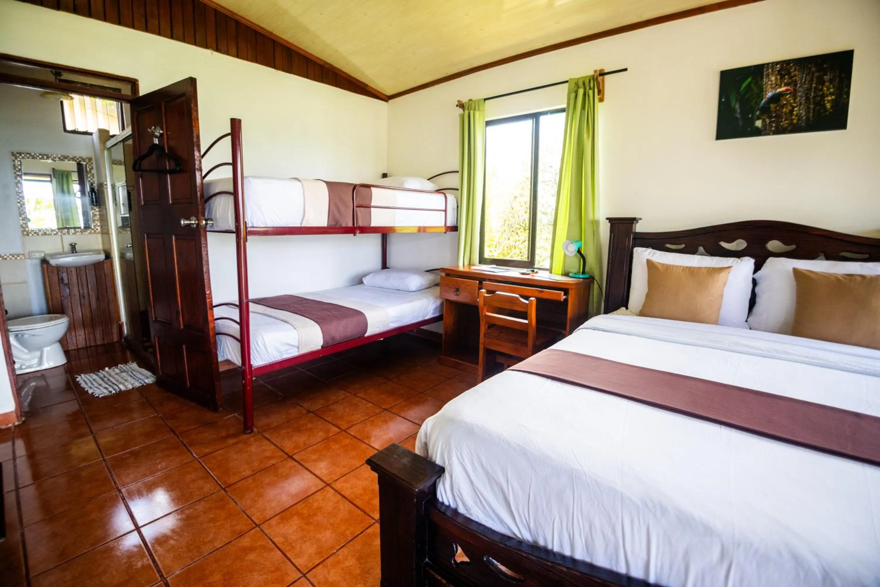 Bed in Essence Arenal Spa & Yoga