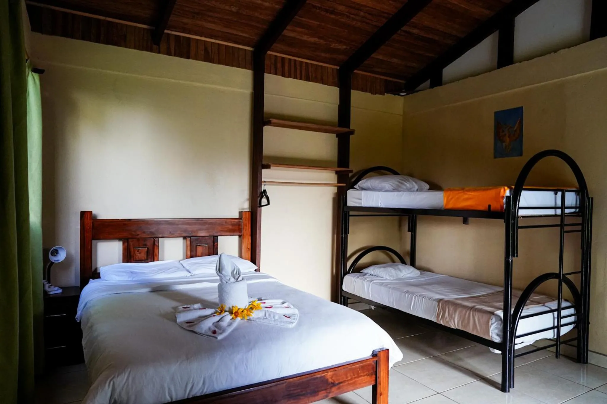 Bed in Essence Arenal Spa & Yoga