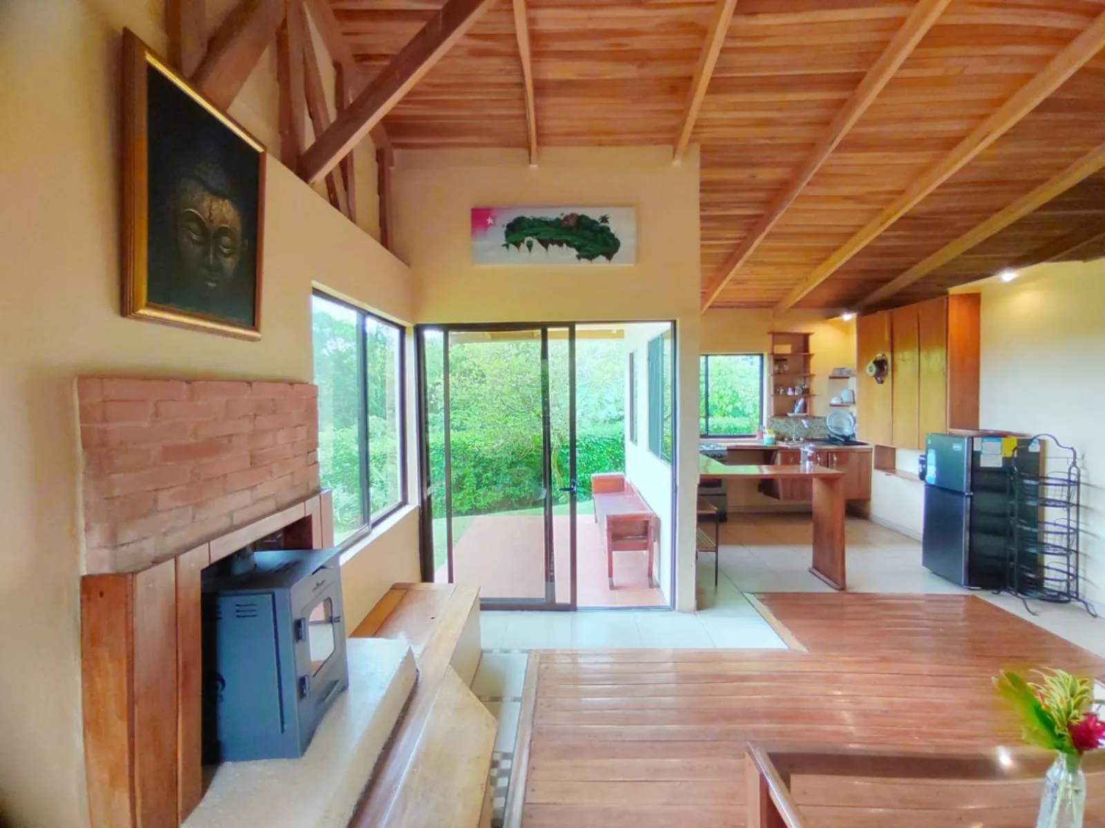 Kitchen or kitchenette in Essence Arenal Spa & Yoga