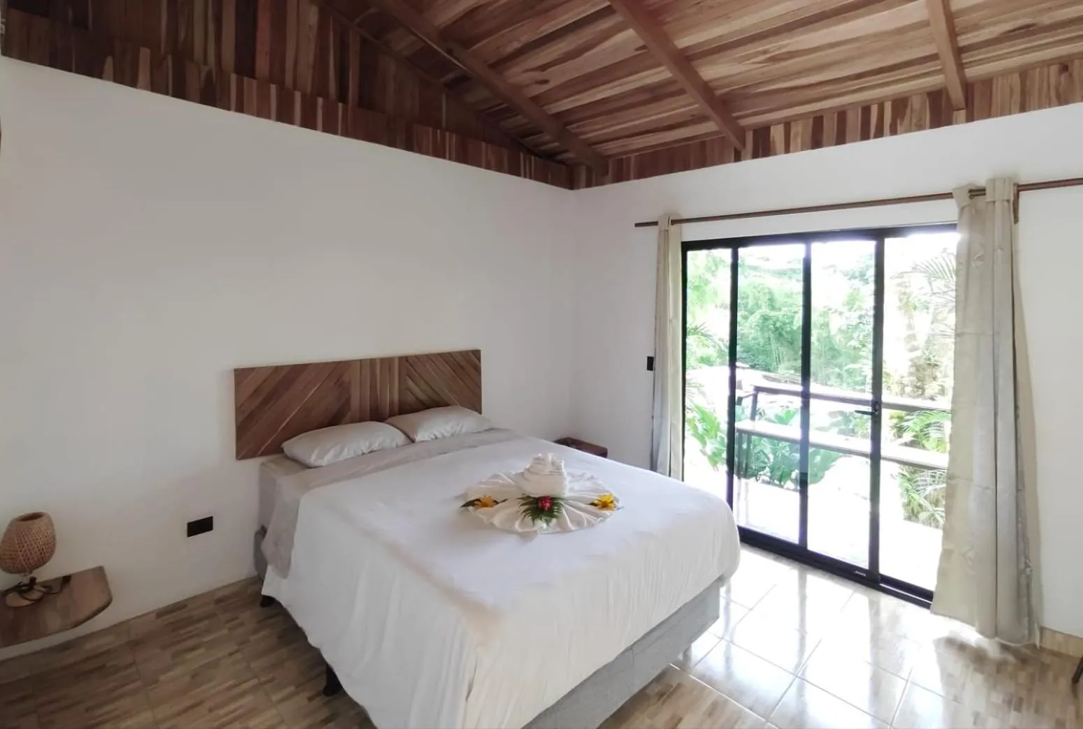 Bed in Essence Arenal Spa & Yoga