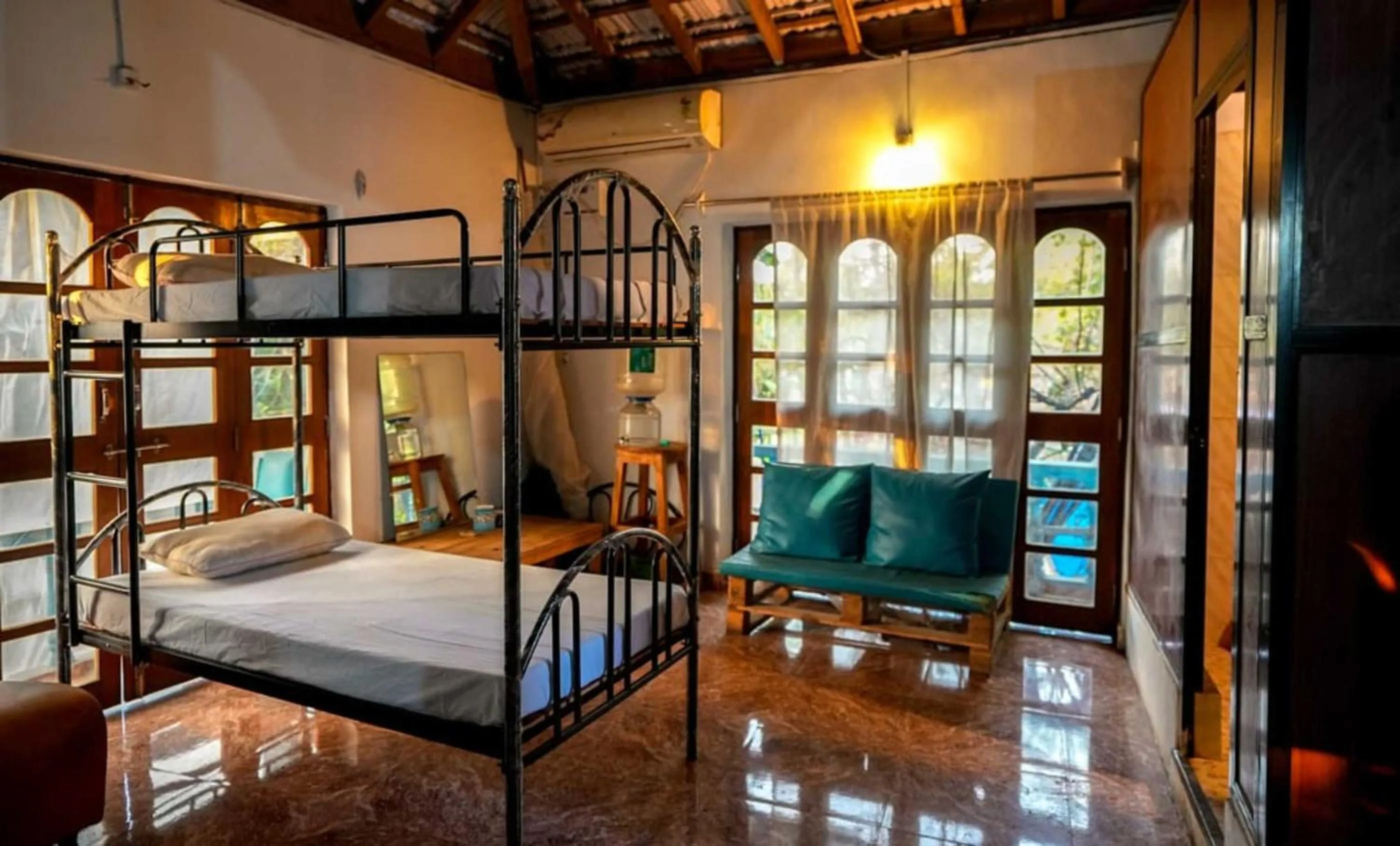 bunk bed, Bed in Anjoned Hostel & Cafe