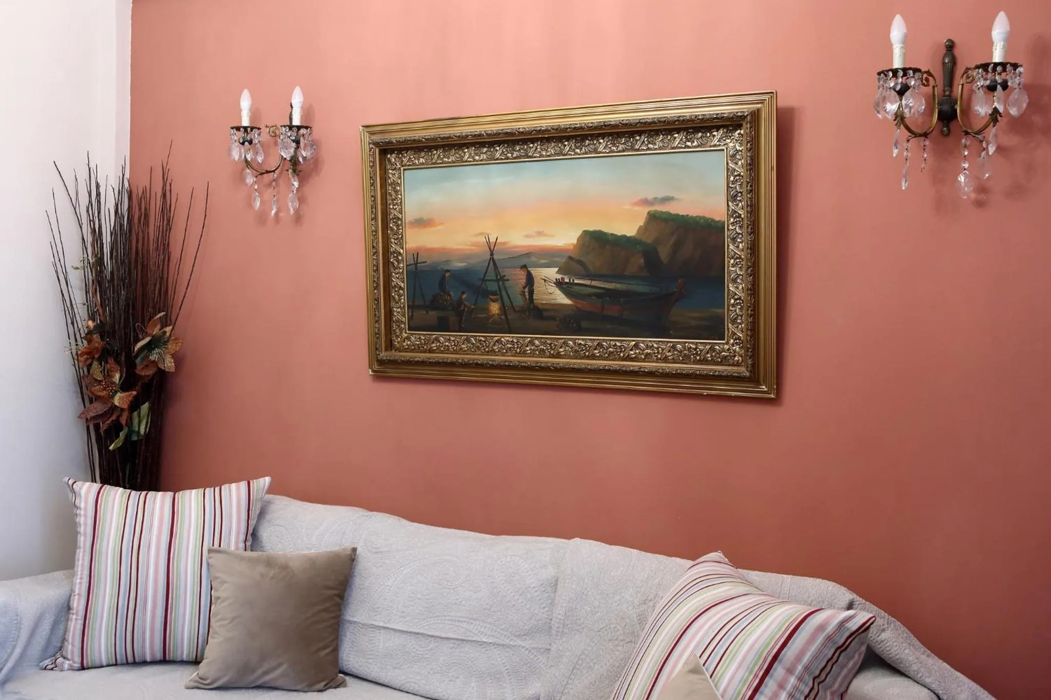 Living room in Best House, Athens Central Flat, Ithakis Str