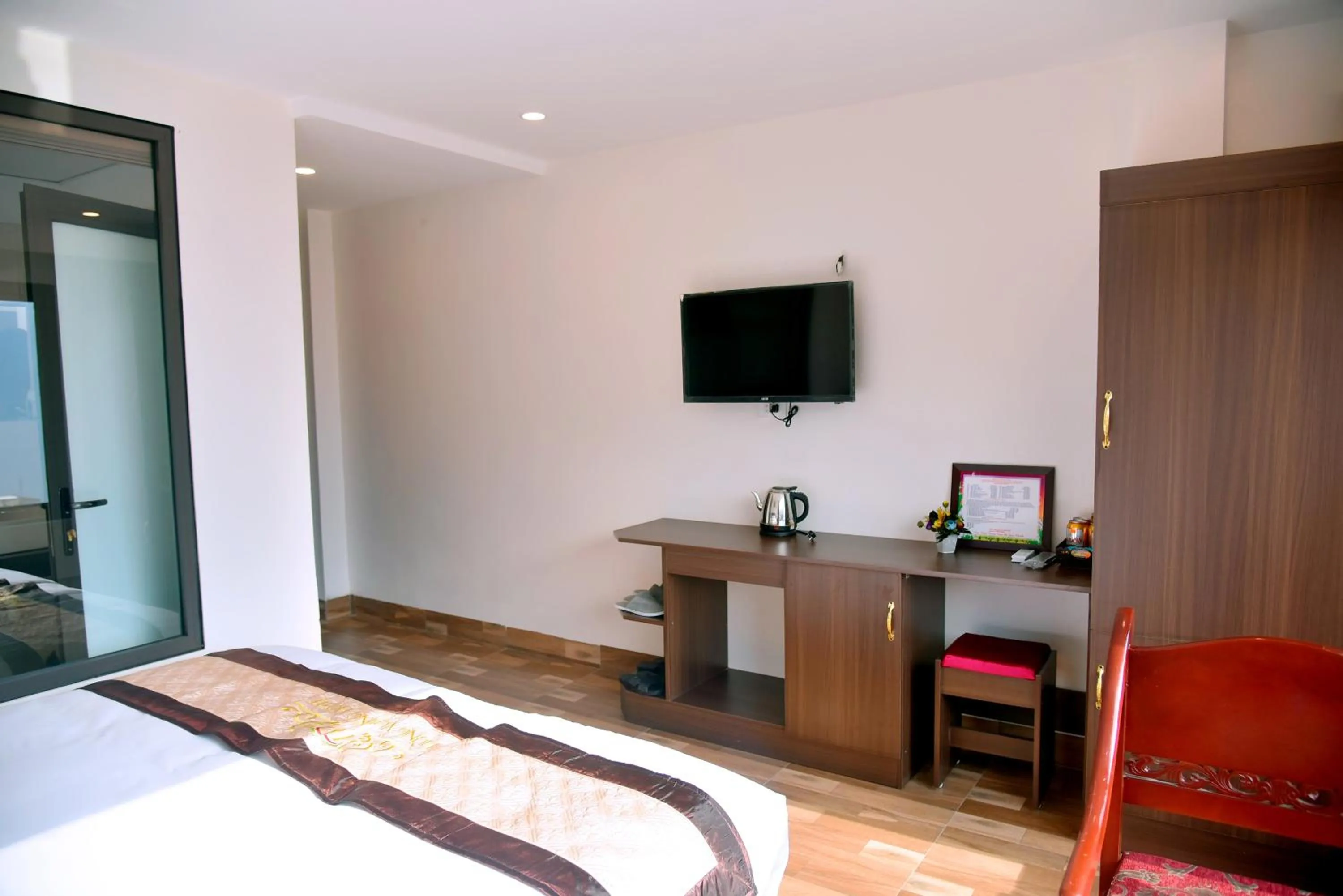 Bed in SAPA KING HOTEL HUNG VUONG HOTEl