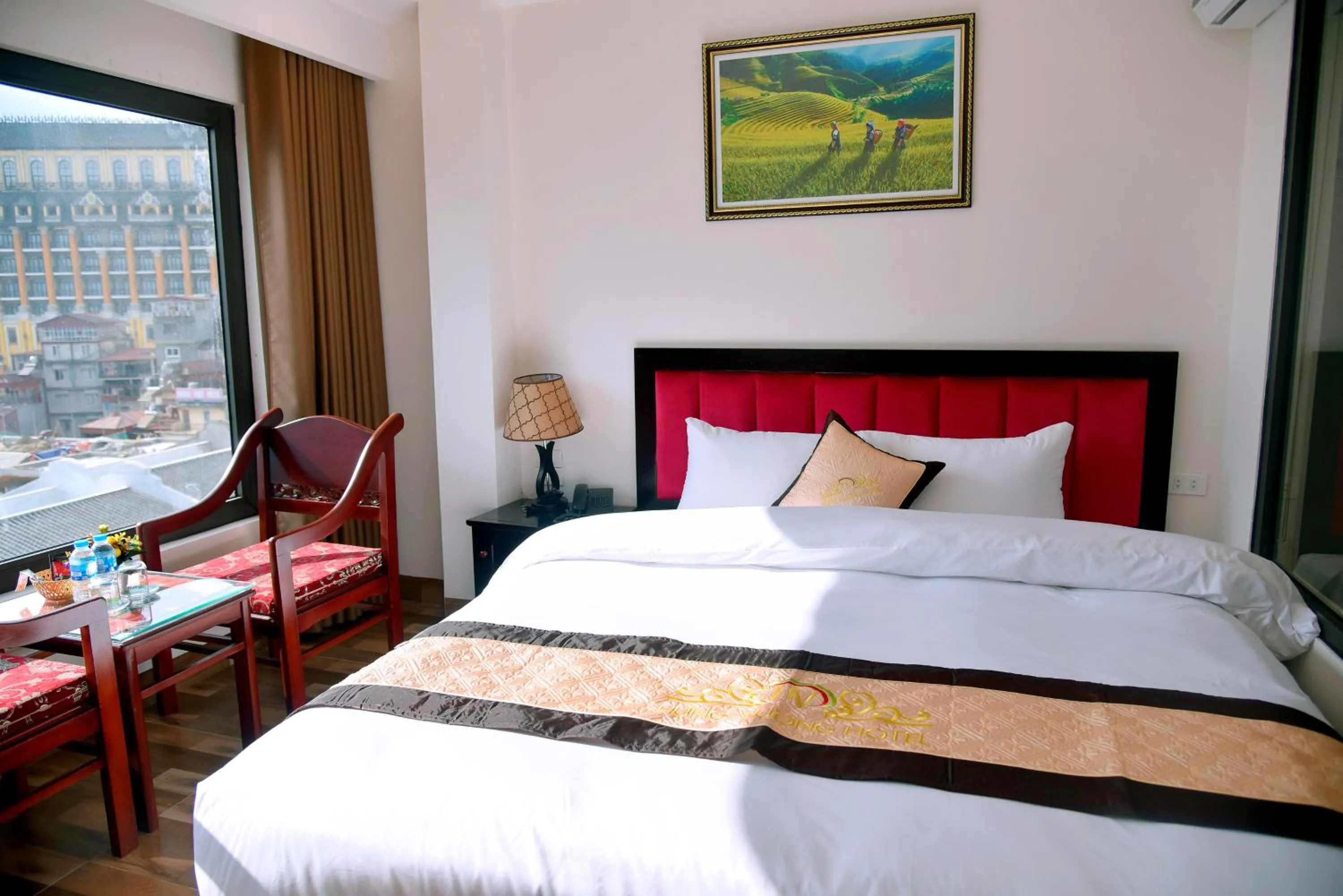 Bed in SAPA KING HOTEL HUNG VUONG HOTEl