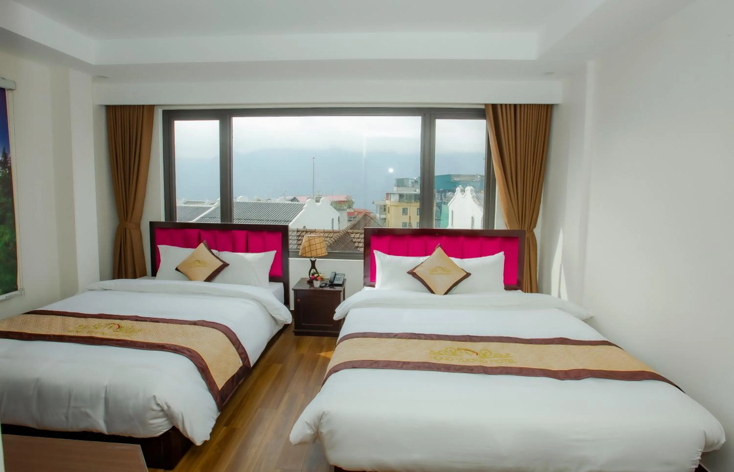 Bed in SAPA KING HOTEL HUNG VUONG HOTEl