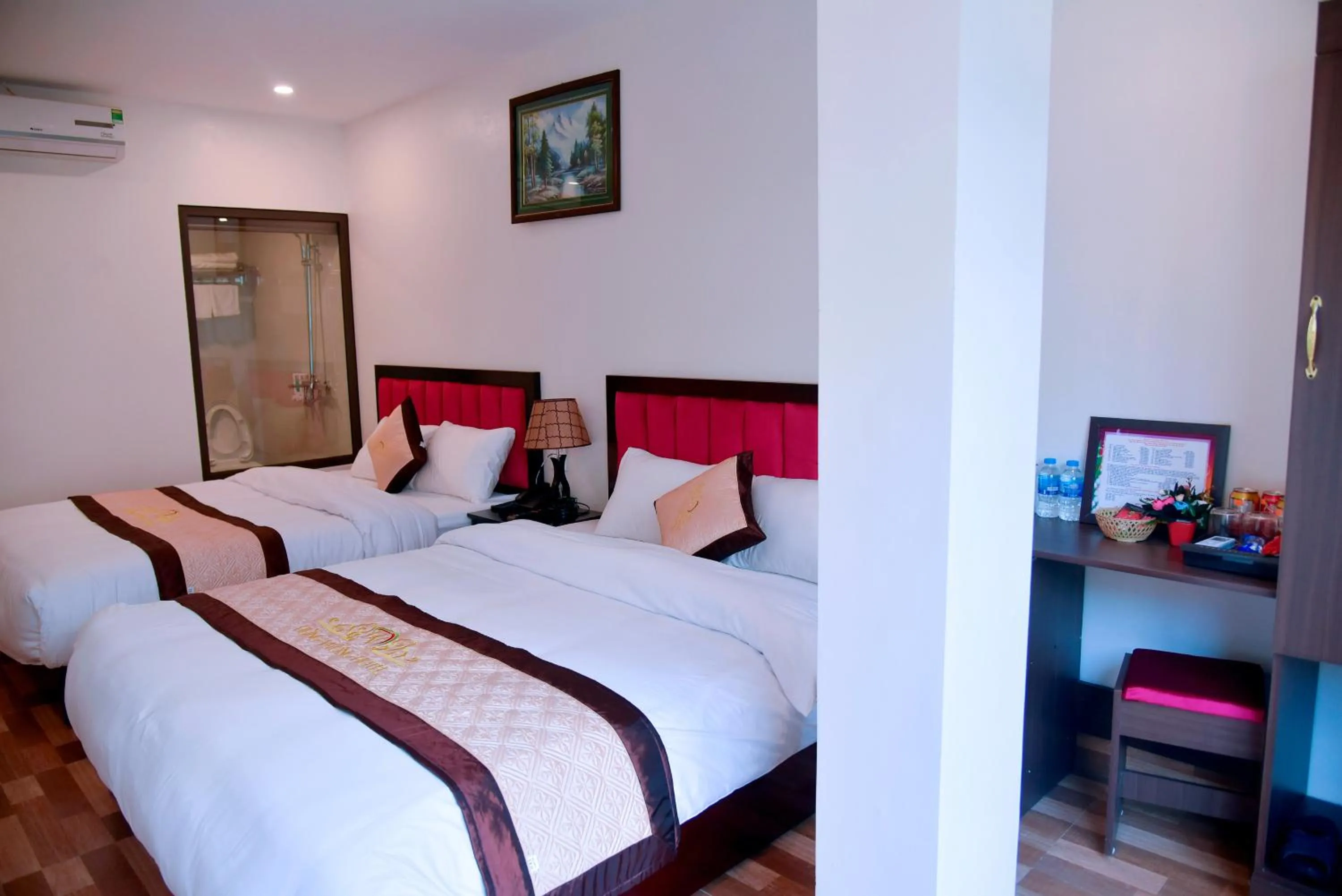 Bed in SAPA KING HOTEL HUNG VUONG HOTEl