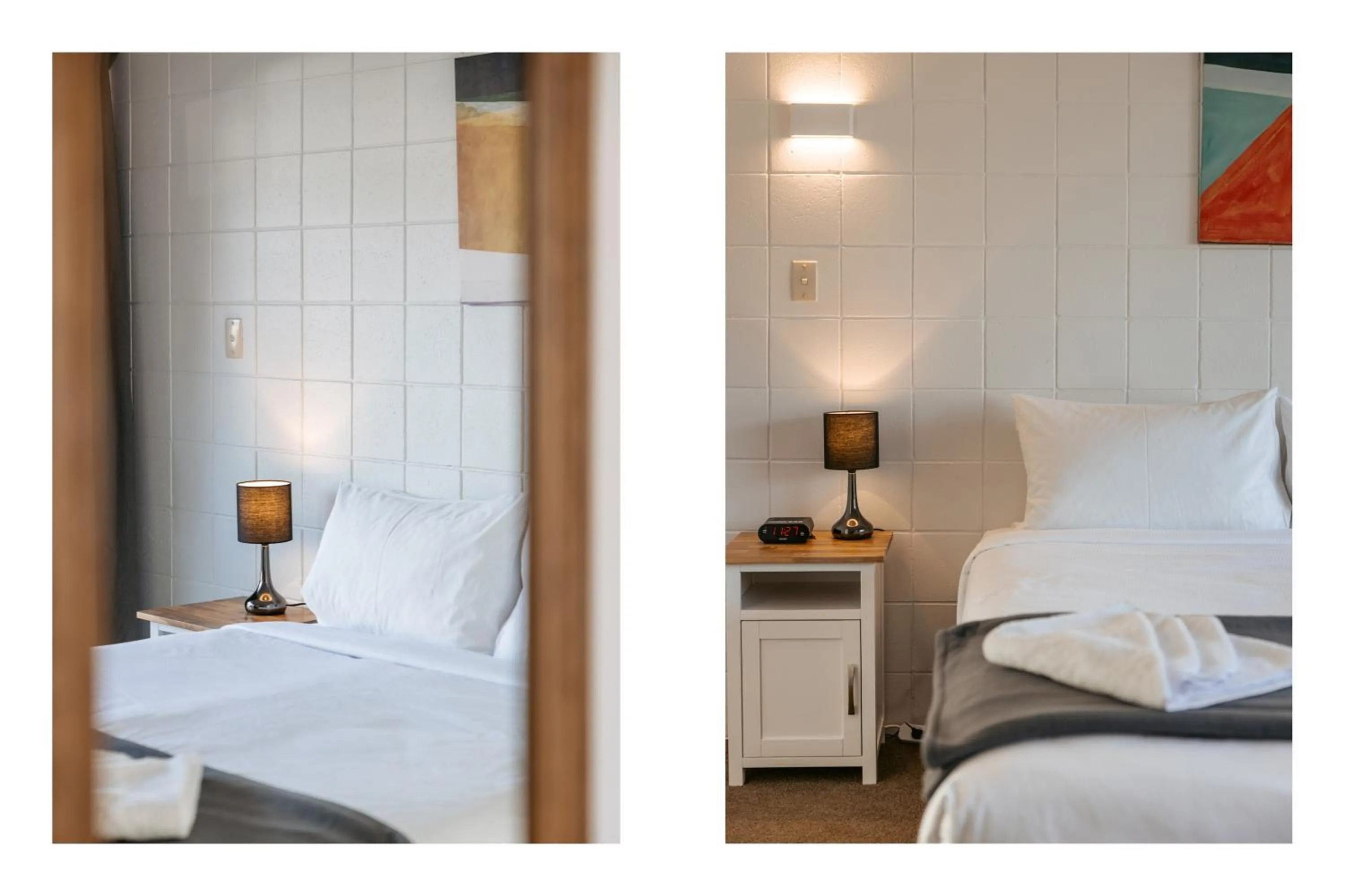 Bed in Roselands Motel