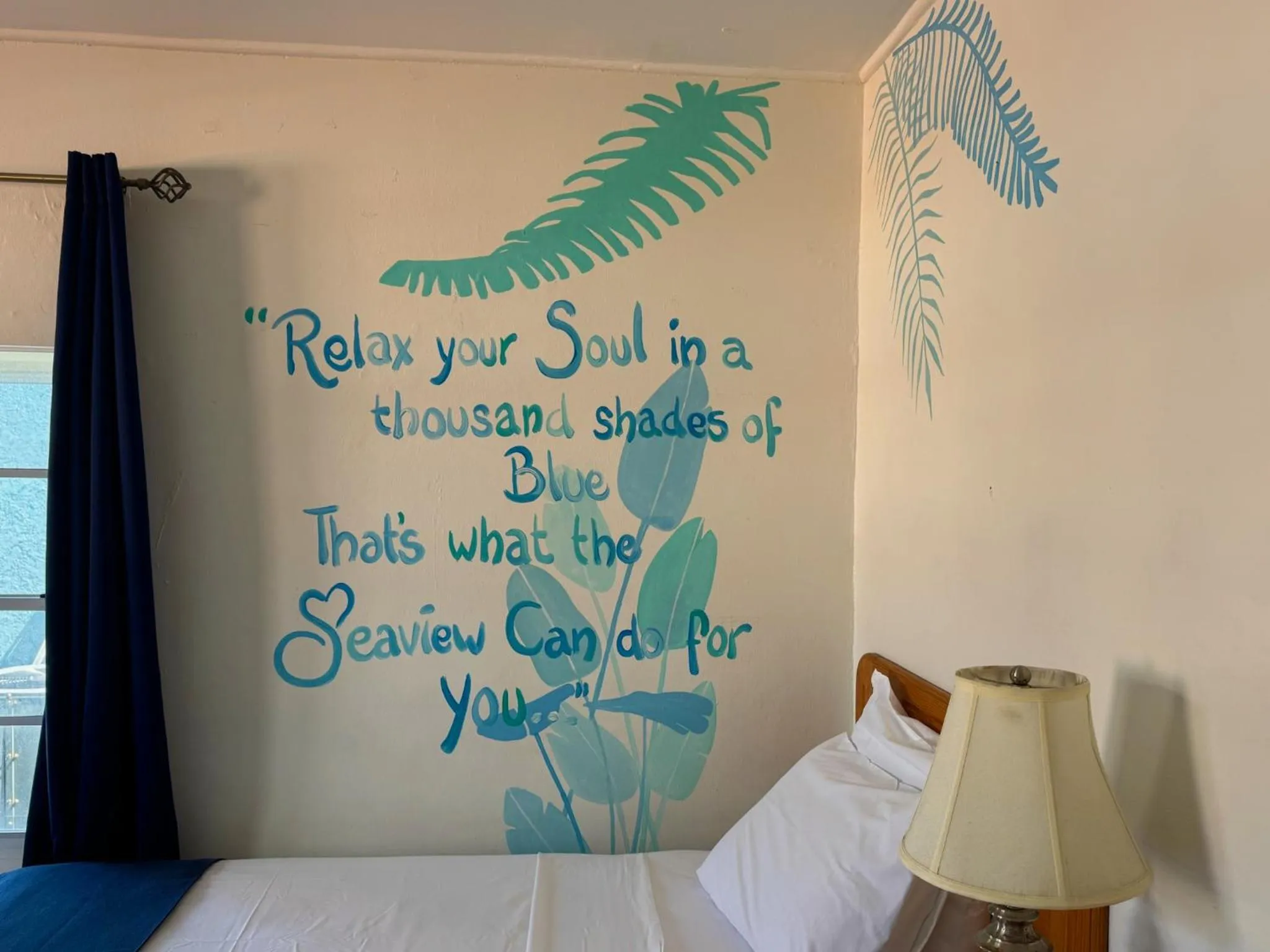 Bed in Seaview Beach Hotel