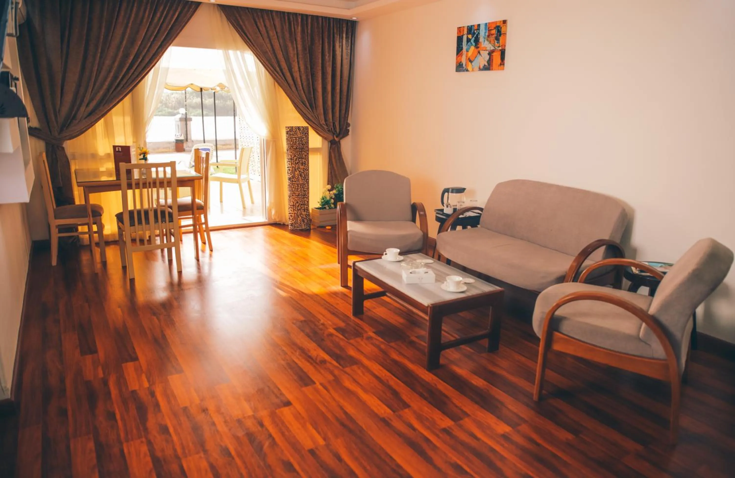 Living room in Jewel Maadi Cabins and Club