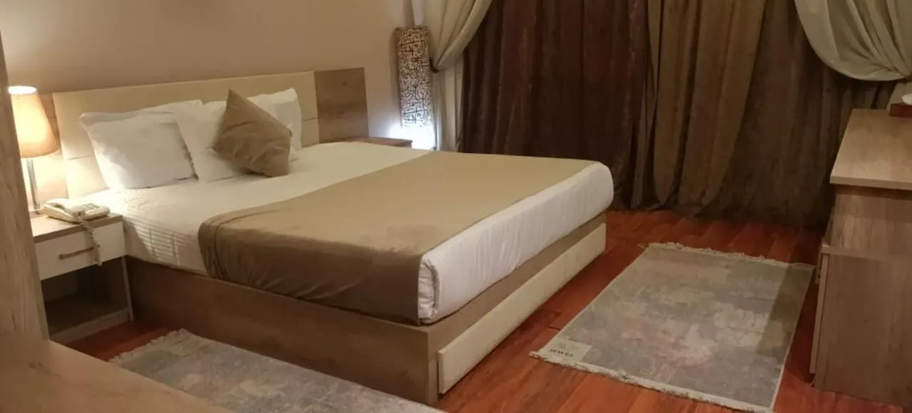 Bed in Jewel Maadi Cabins and Club