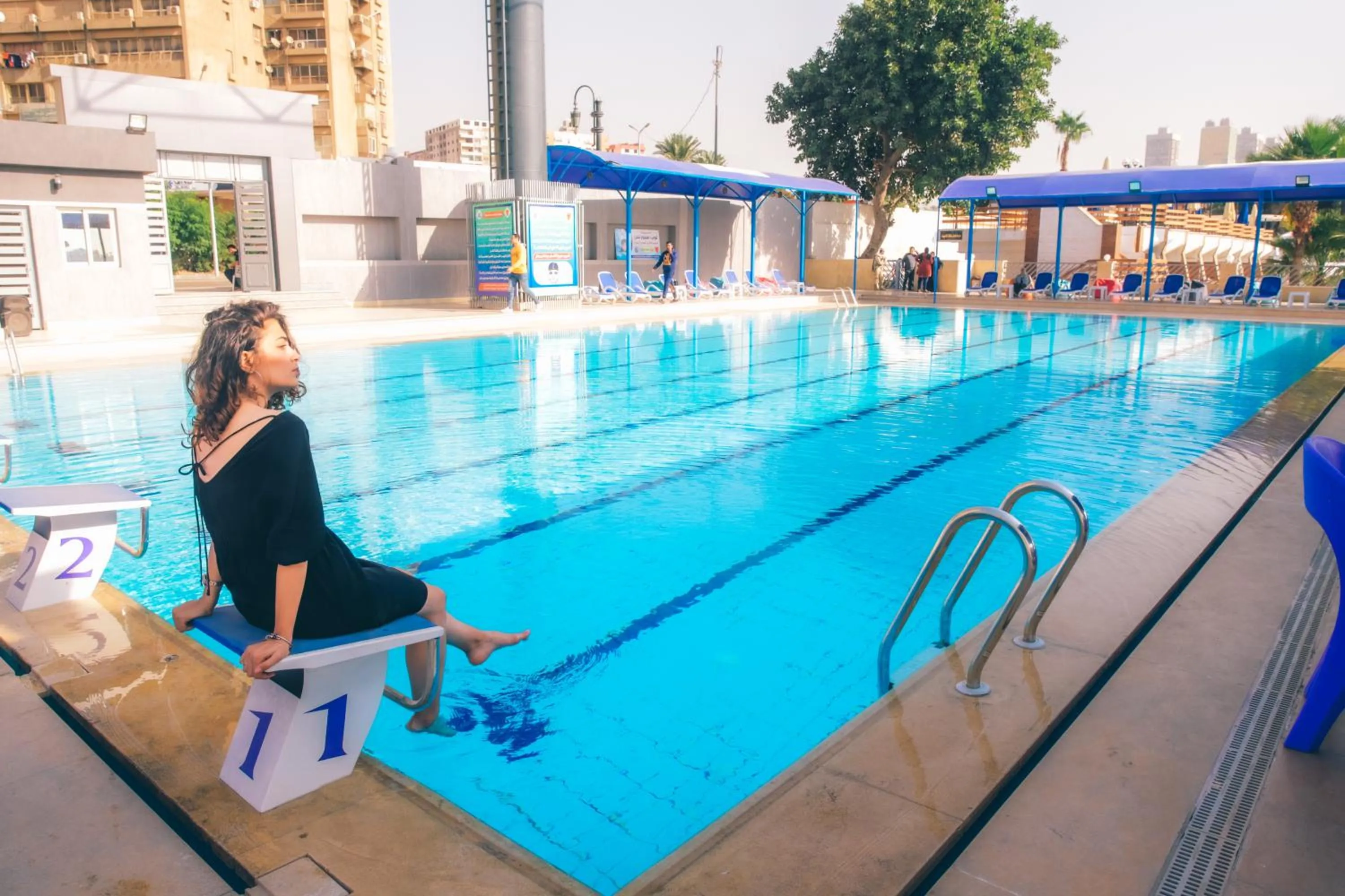 Swimming pool in Jewel Maadi Cabins and Club