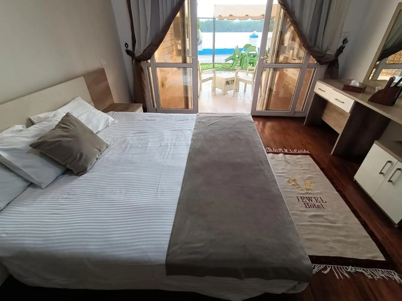 Bed in Jewel Maadi Cabins and Club