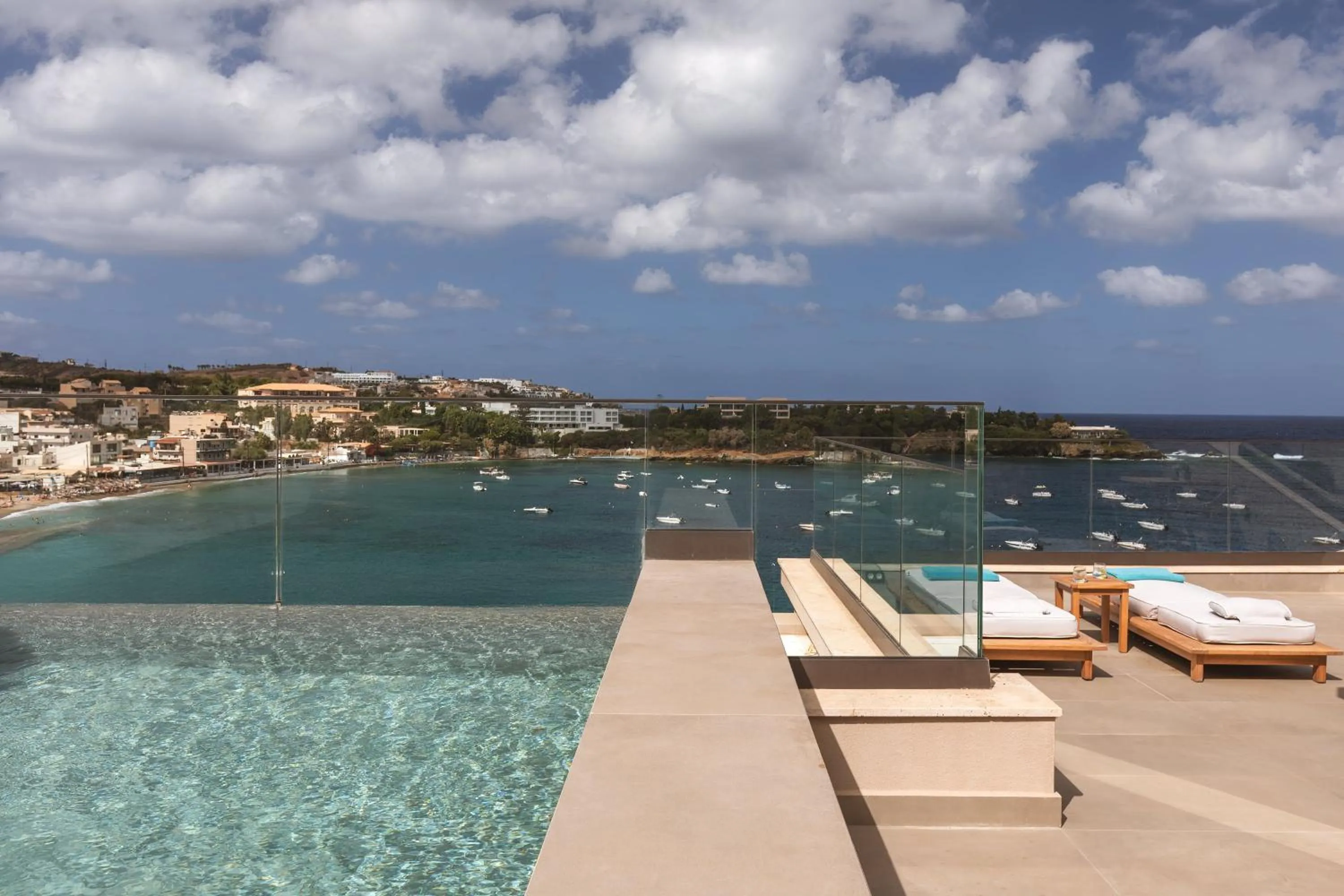 Pool view in Castello Infinity Suites - Adults Only