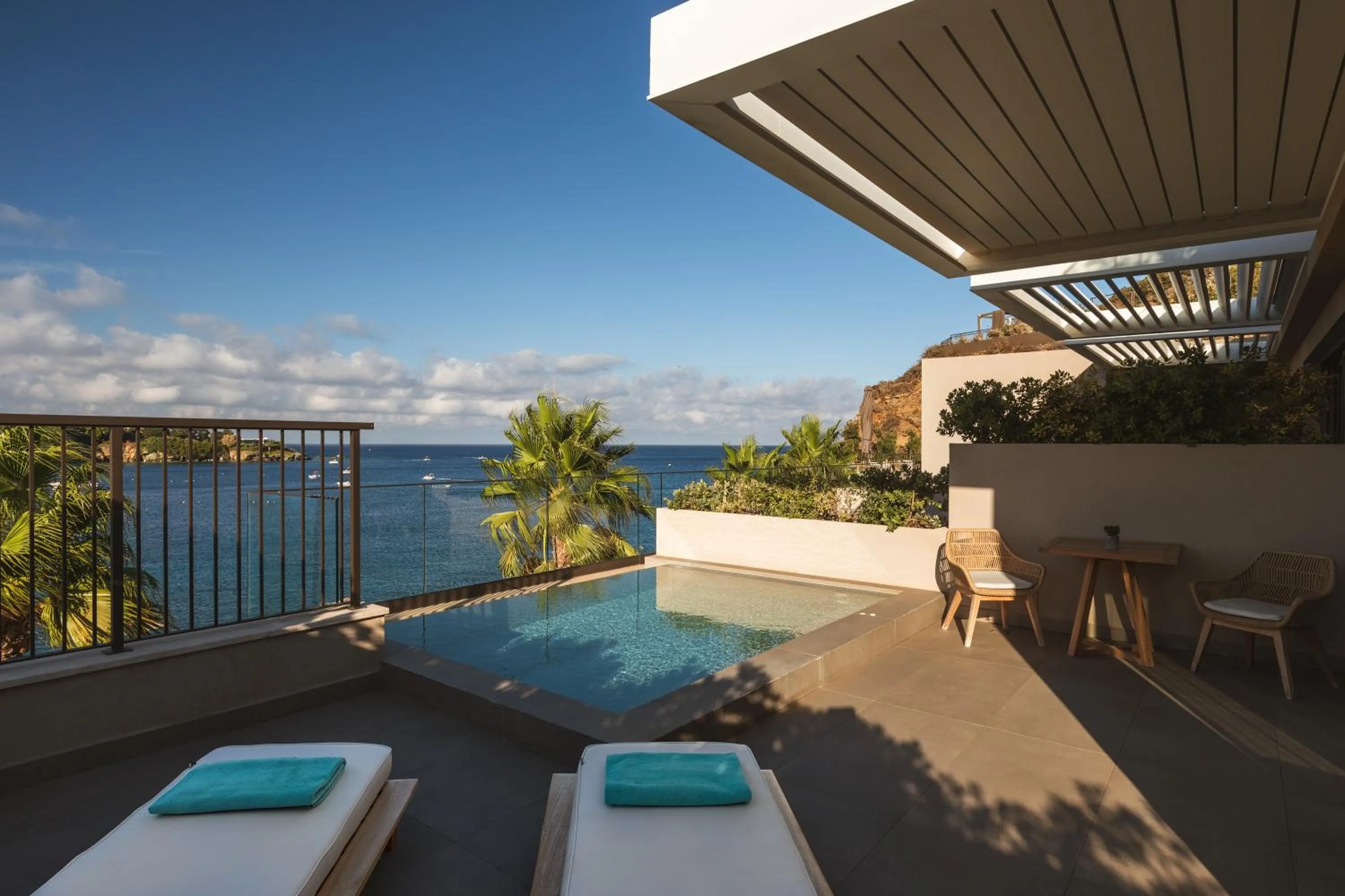 Patio in Castello Infinity Suites - Adults Only