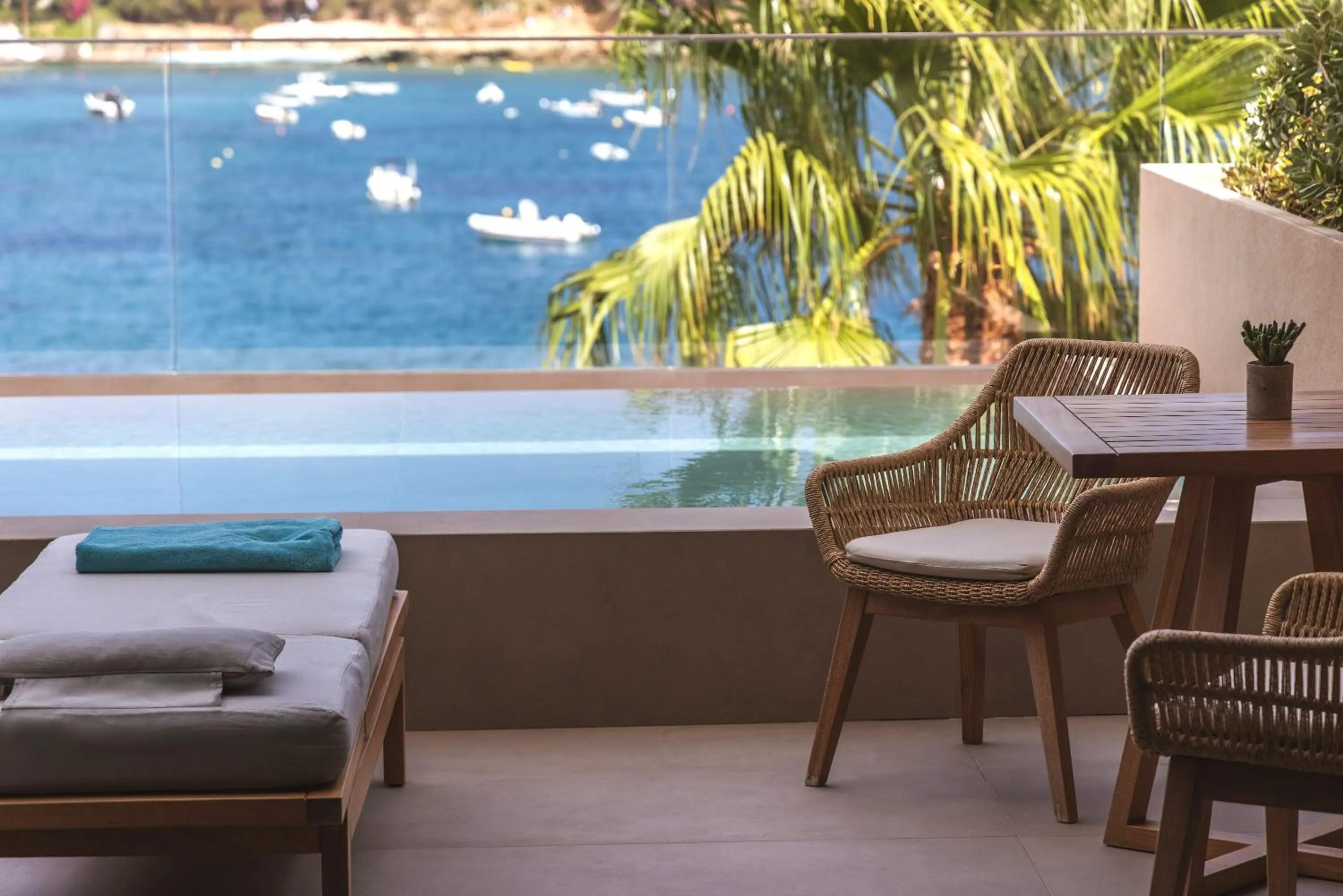 Pool view in Castello Infinity Suites - Adults Only