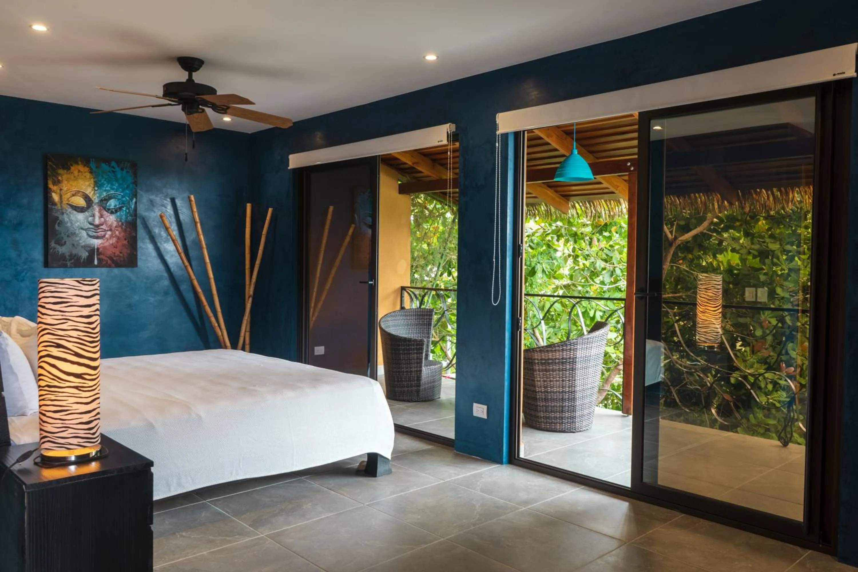 Patio, Bed in Hotel Vista de Olas